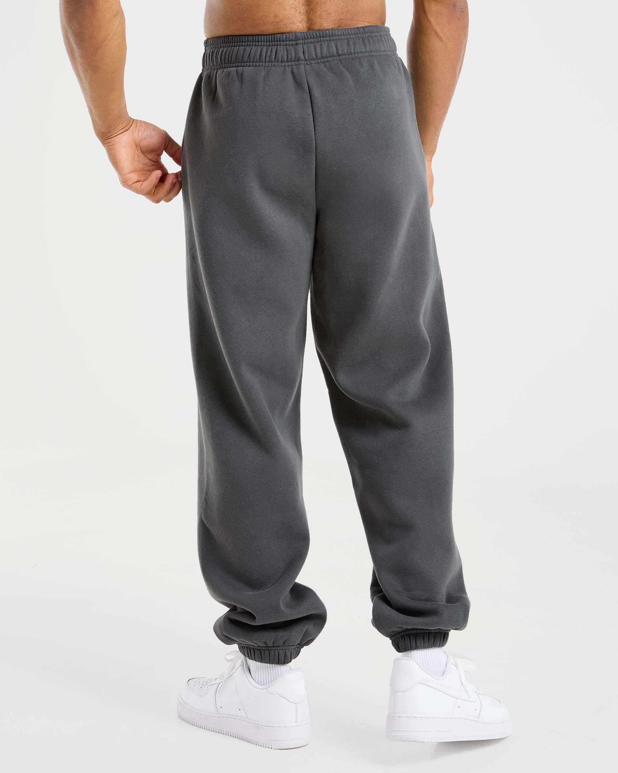 Athletics Oversized Joggers - Charcoal