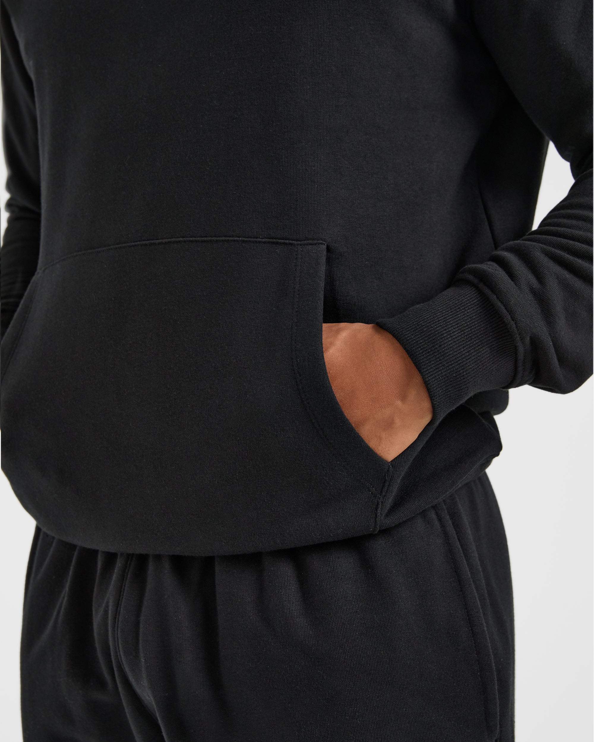 Essential Lightweight Hoodie - Noir