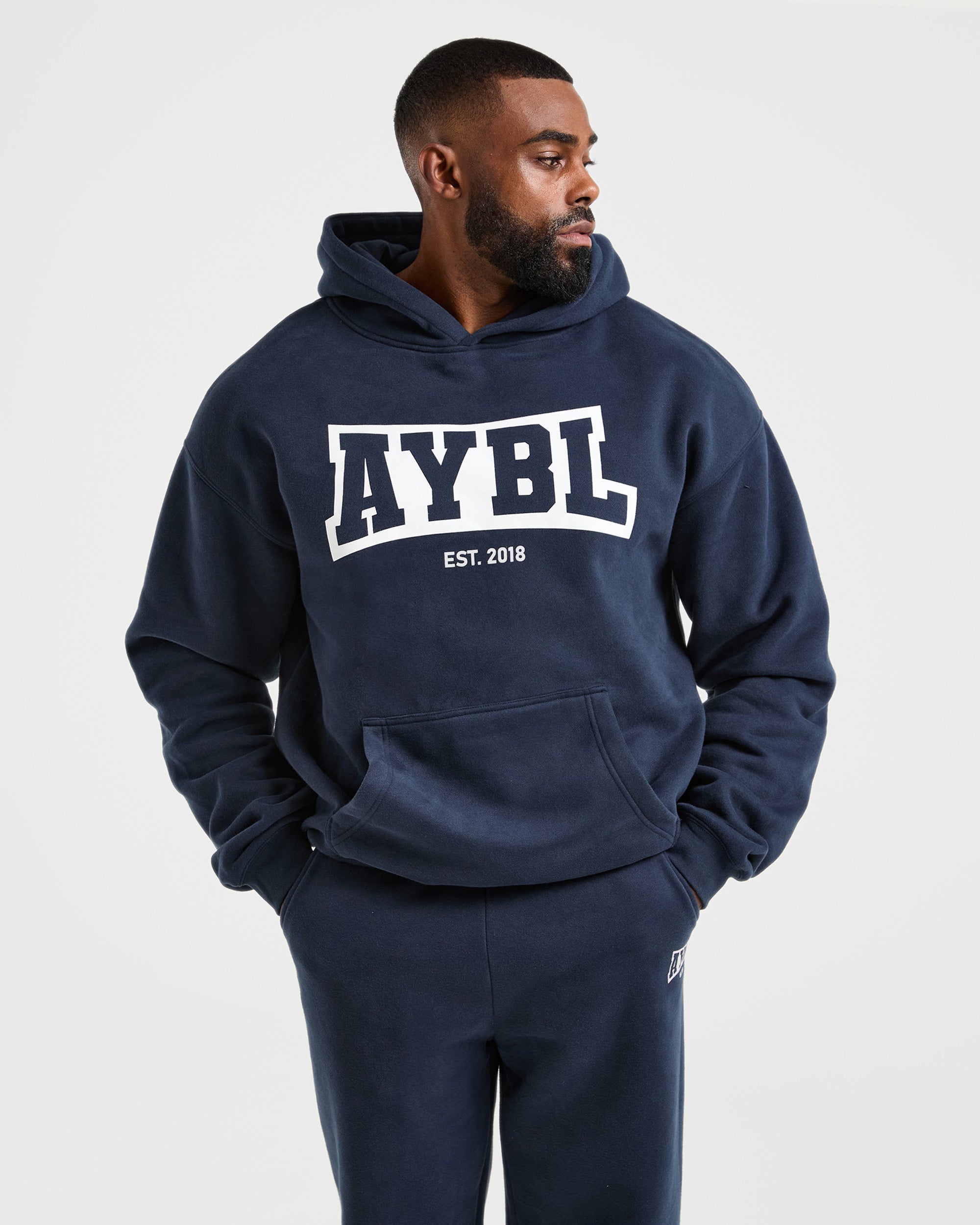 Academy Oversized Hoodie - Navy