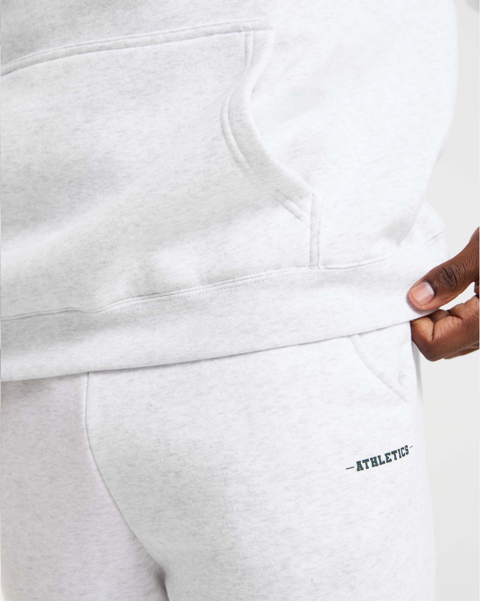 Athletics Oversized Hoodie - Gris Marl