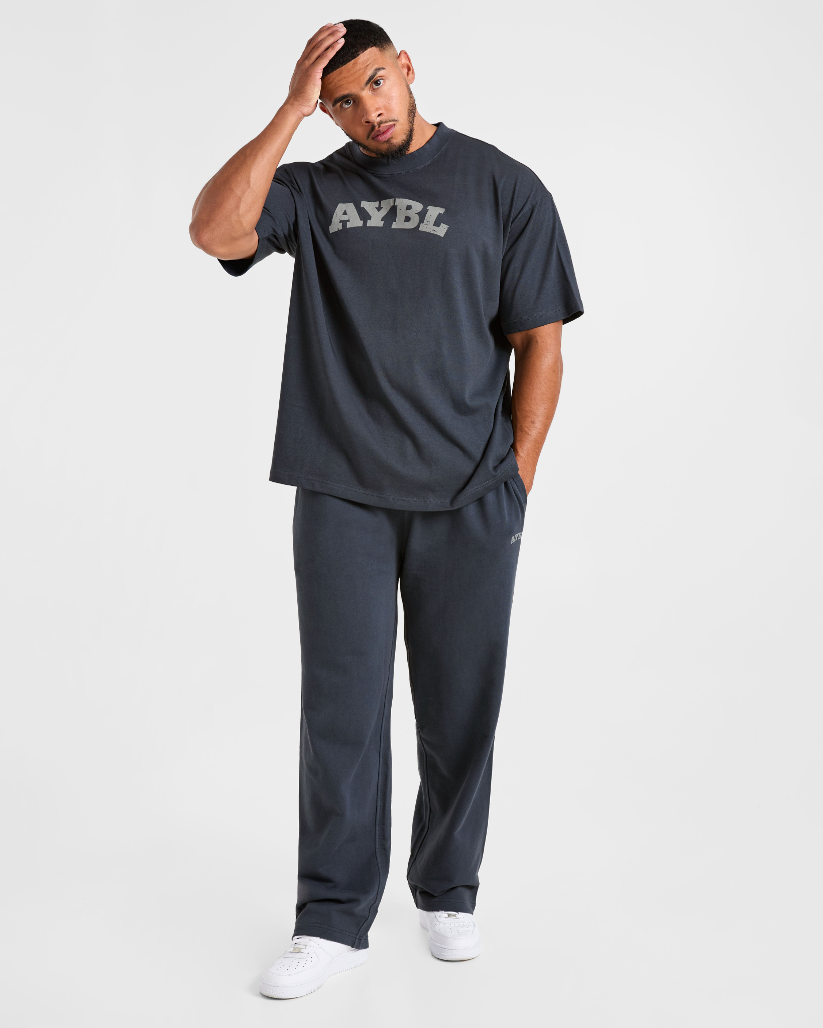 Elite Straight Leg Joggers - Heavy Bleu