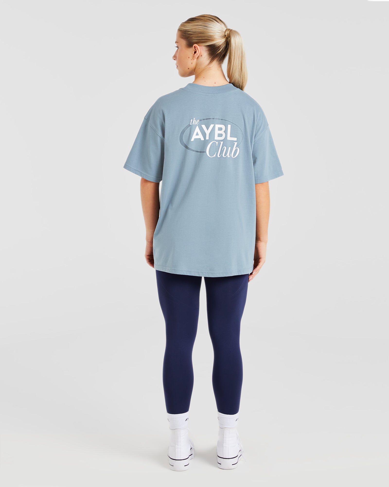 AYBL Club Oversized T Shirt - Vintage Bleu