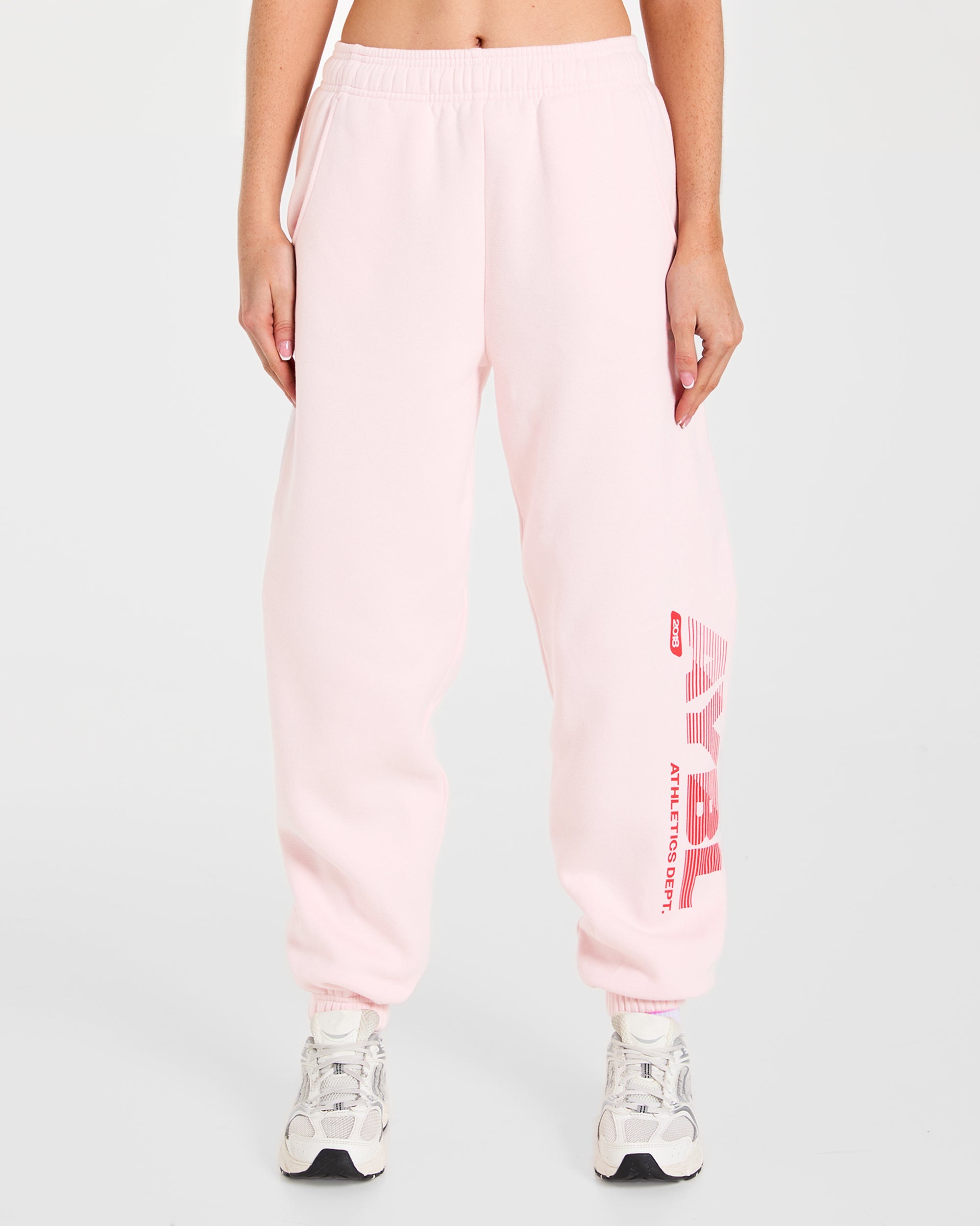 Athletics Dept Oversized Joggers - Rose