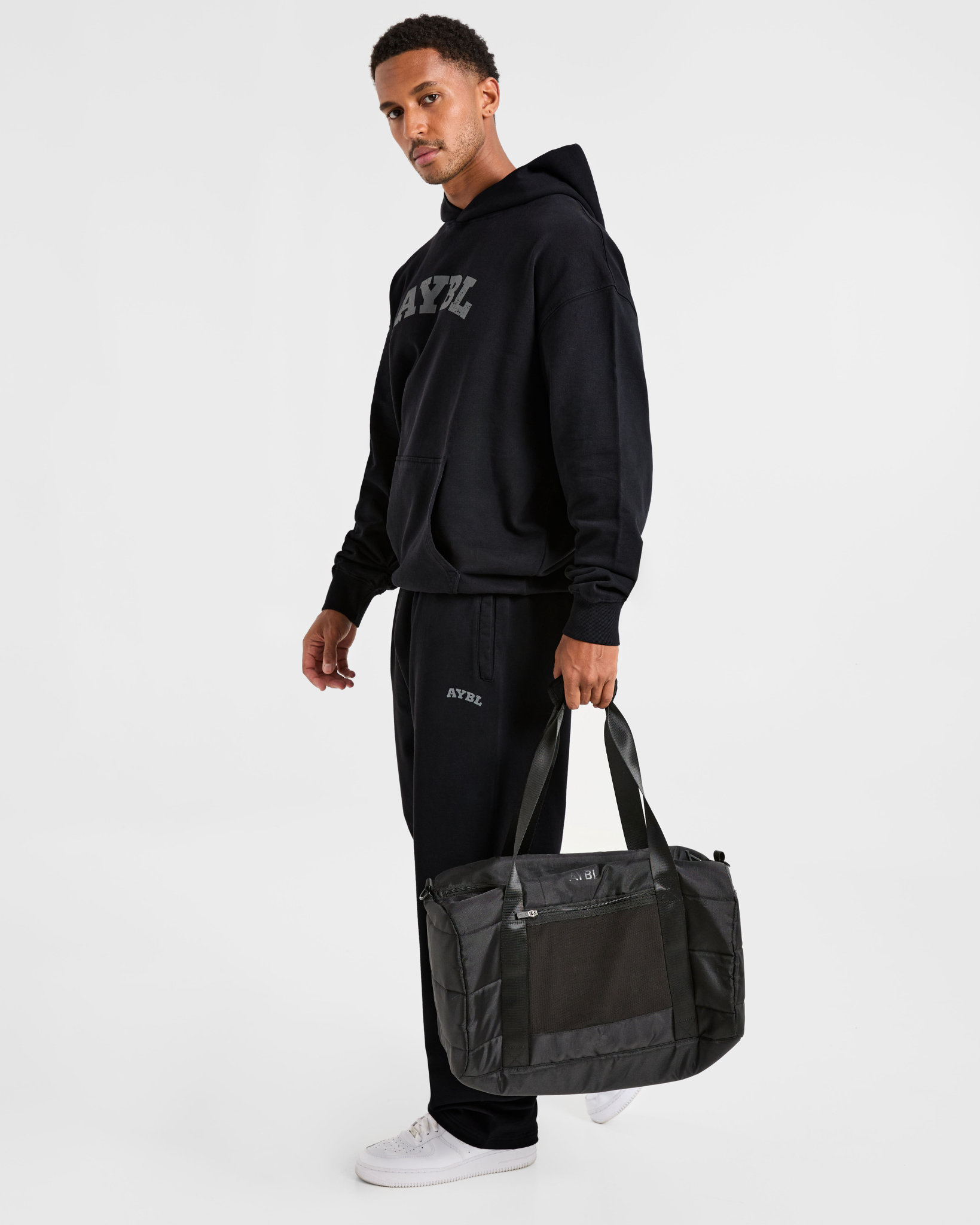 Elite Straight Leg Joggers - Noir/Charcoal