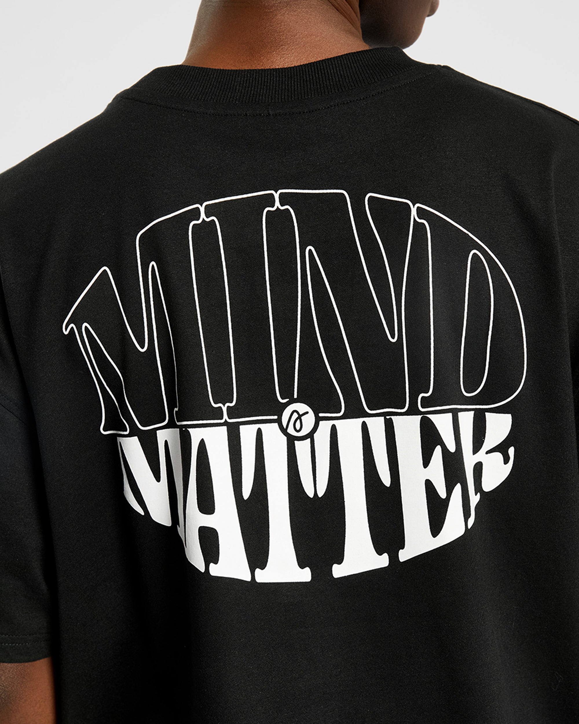 Mind Over Matter Oversized T Shirt - Noir