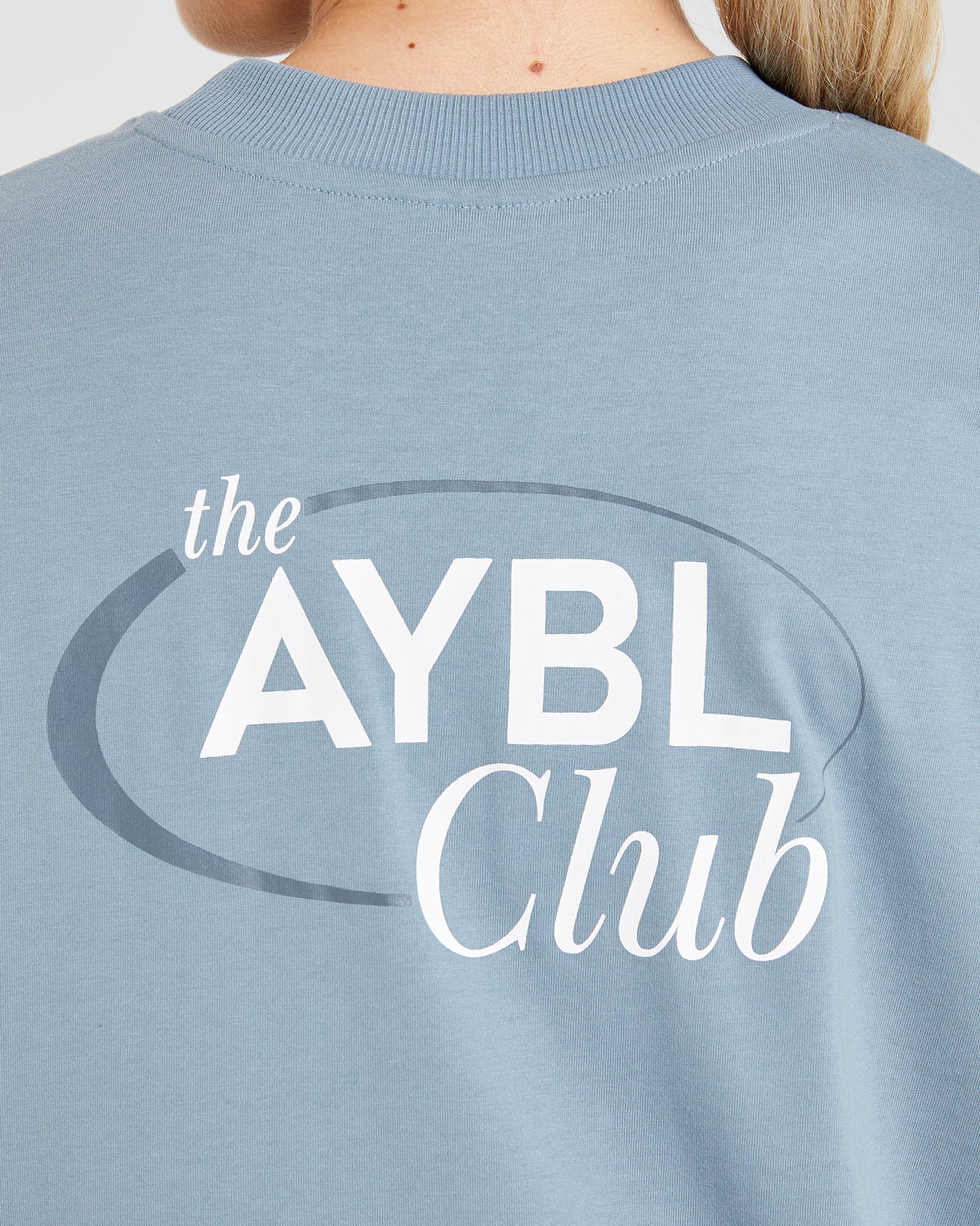 AYBL Club Oversized T Shirt - Vintage Bleu