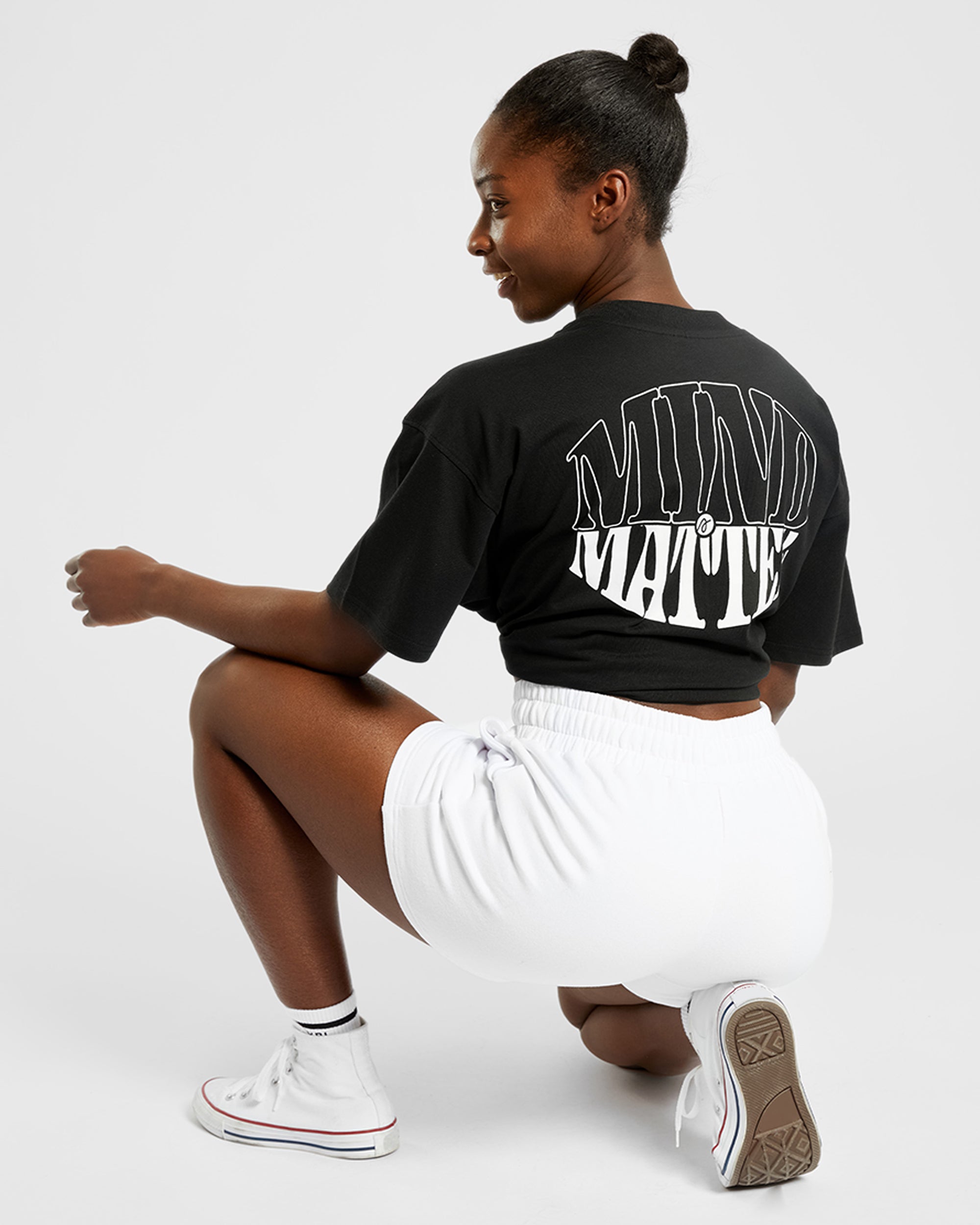 Mind Over Matter Oversized T Shirt - Noir