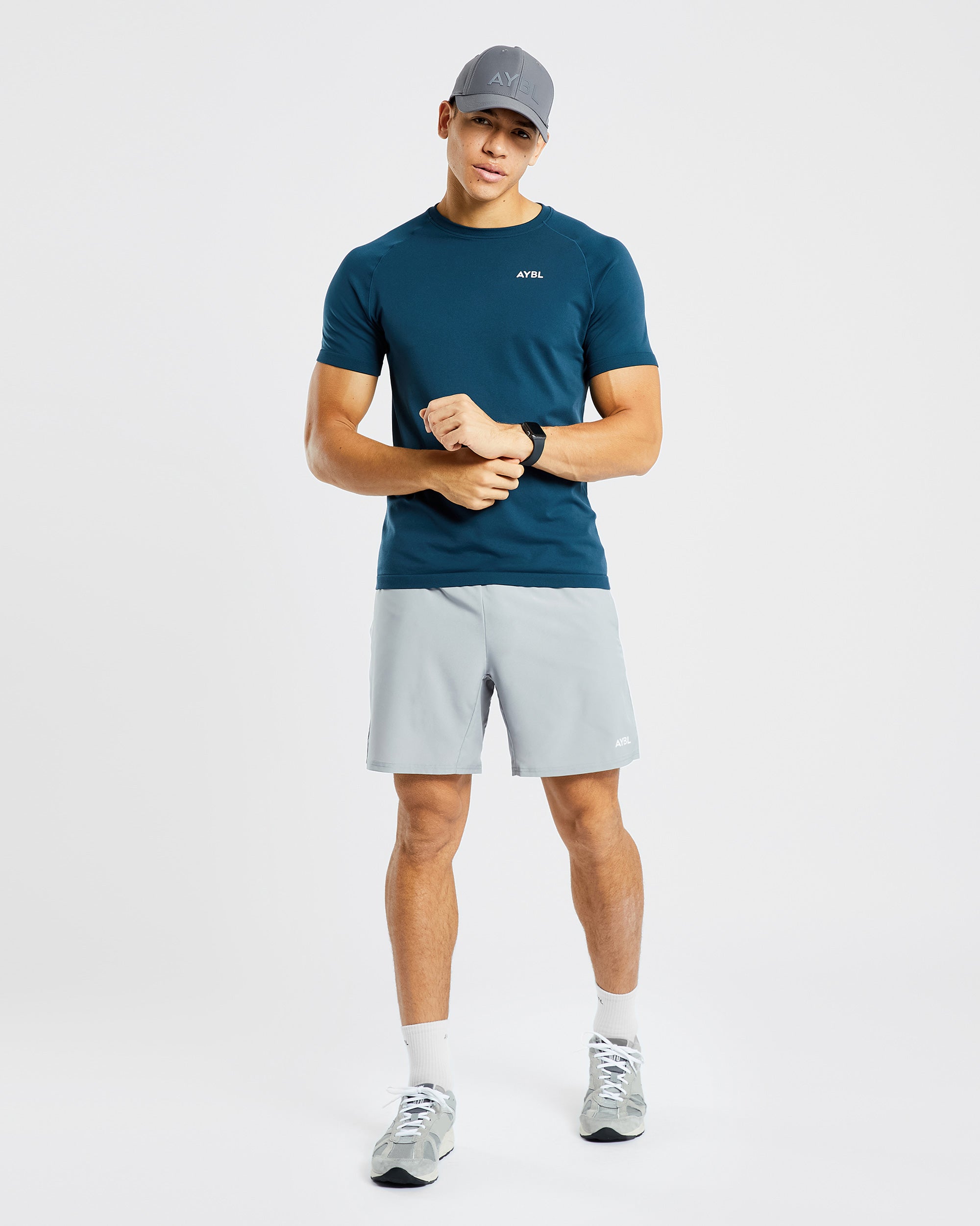 Ascend Seamless T Shirt - Marine Bleu