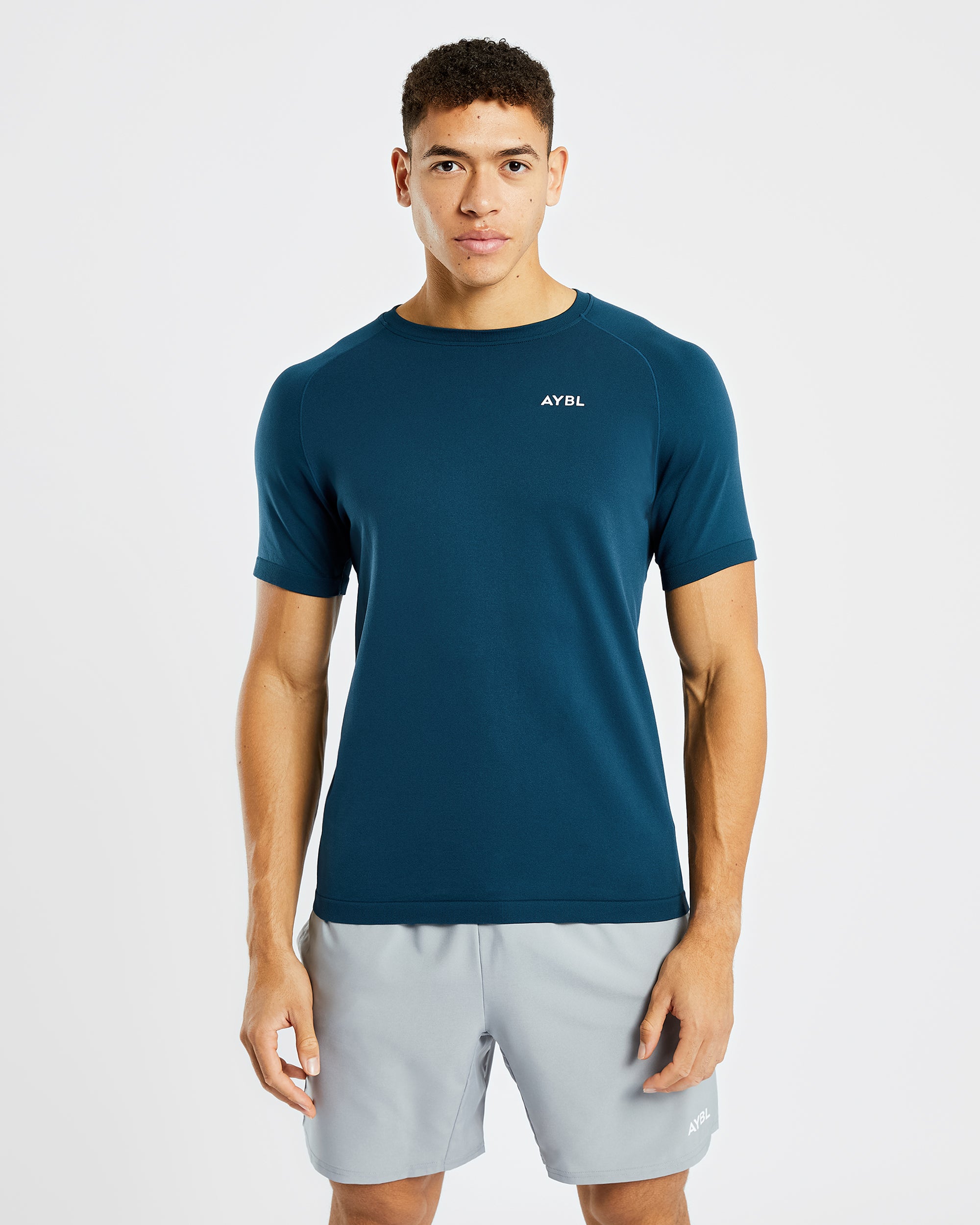 Ascend Seamless T Shirt - Marine Bleu