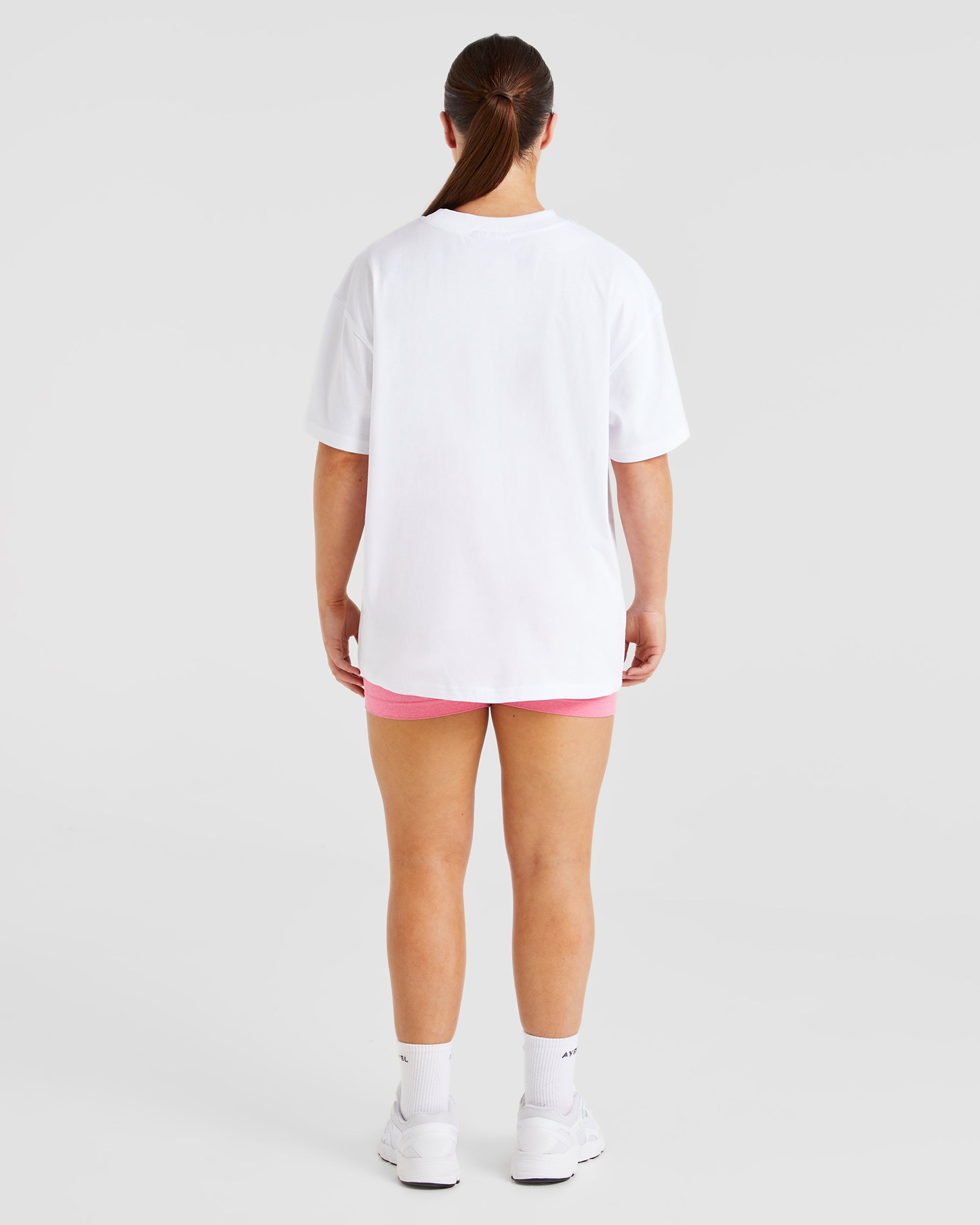 AYBL Cosmic Oversized T Shirt - Blanc