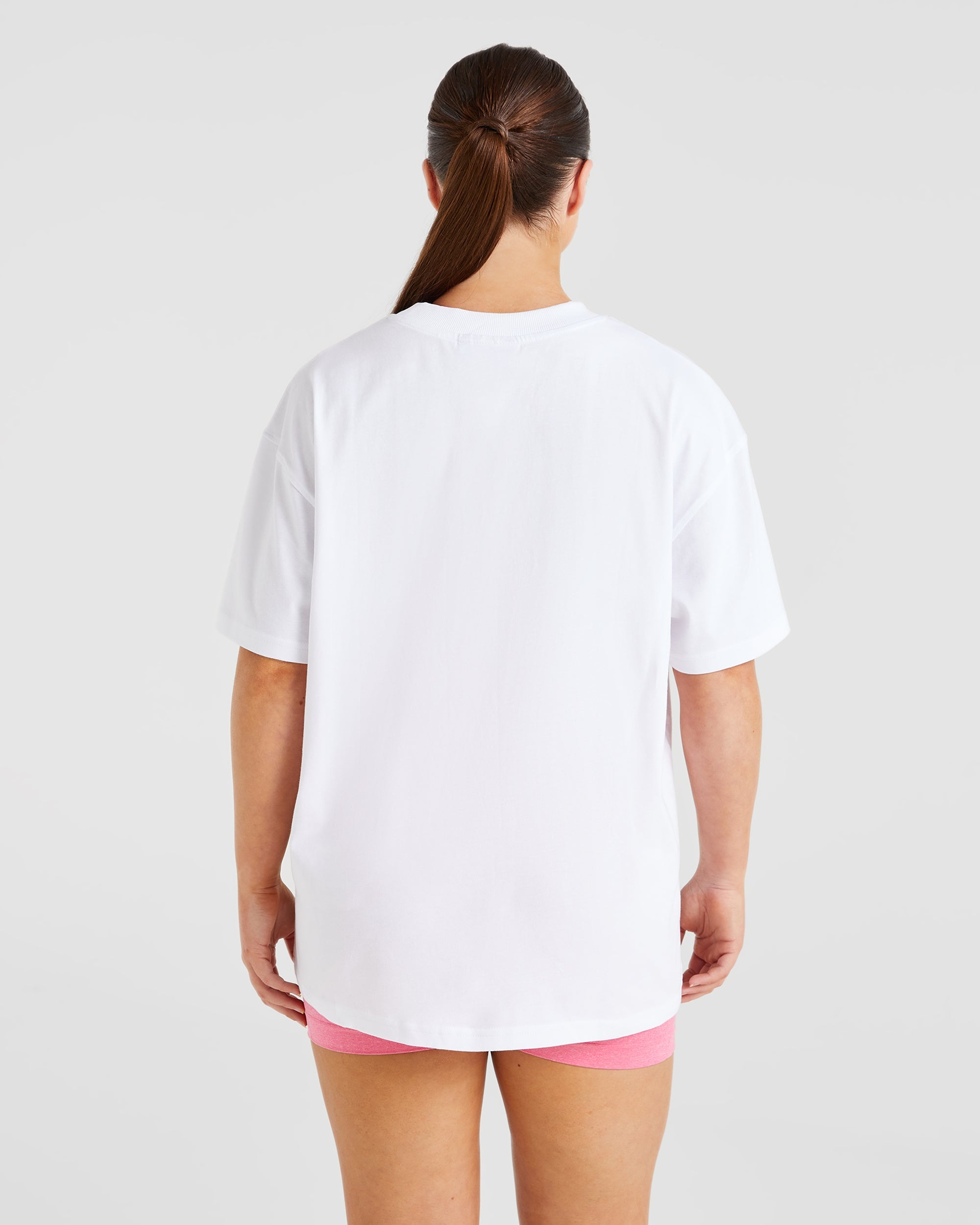 AYBL Cosmic Oversized T Shirt - Blanc