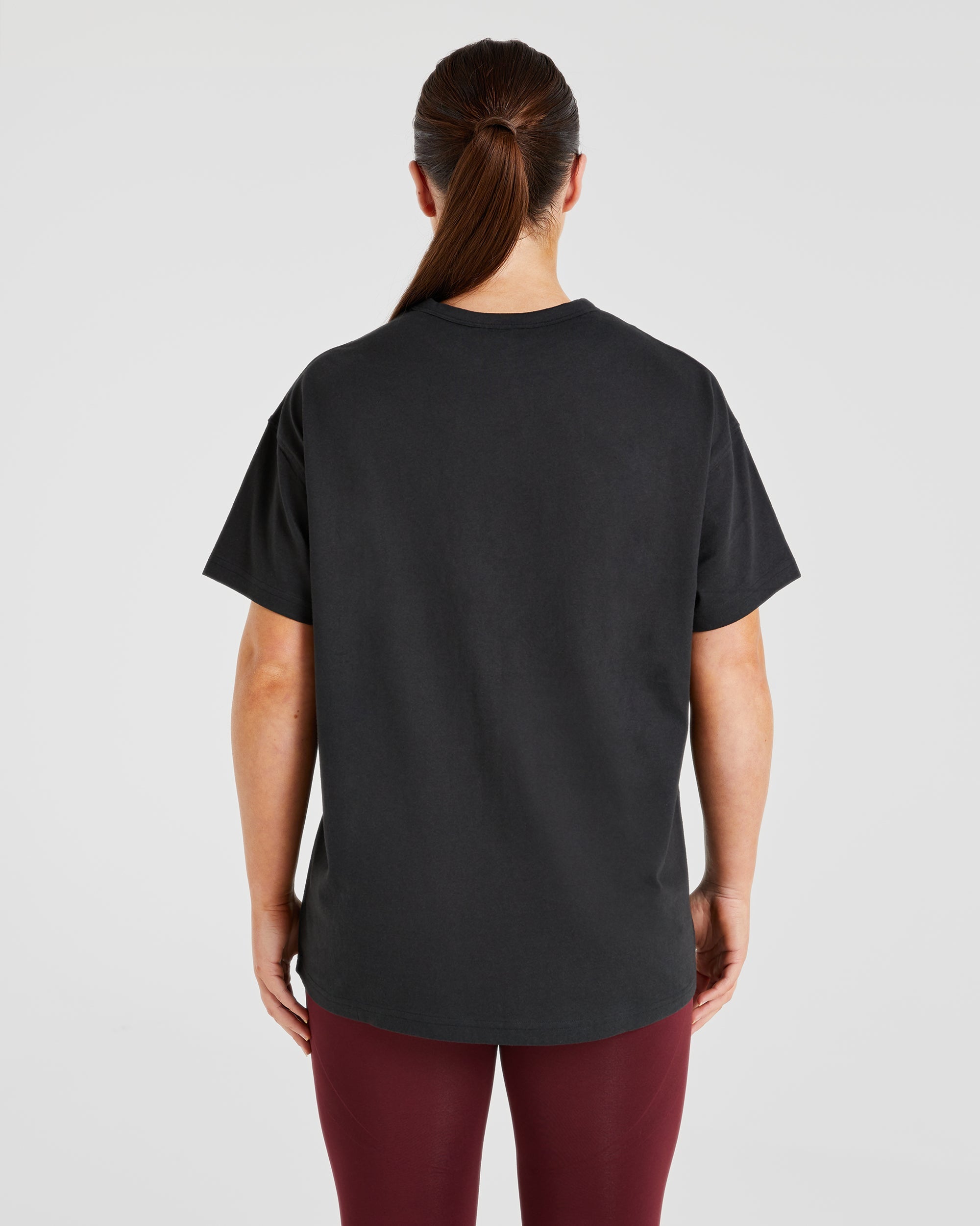 AYBL Script Oversized T Shirt - Noir