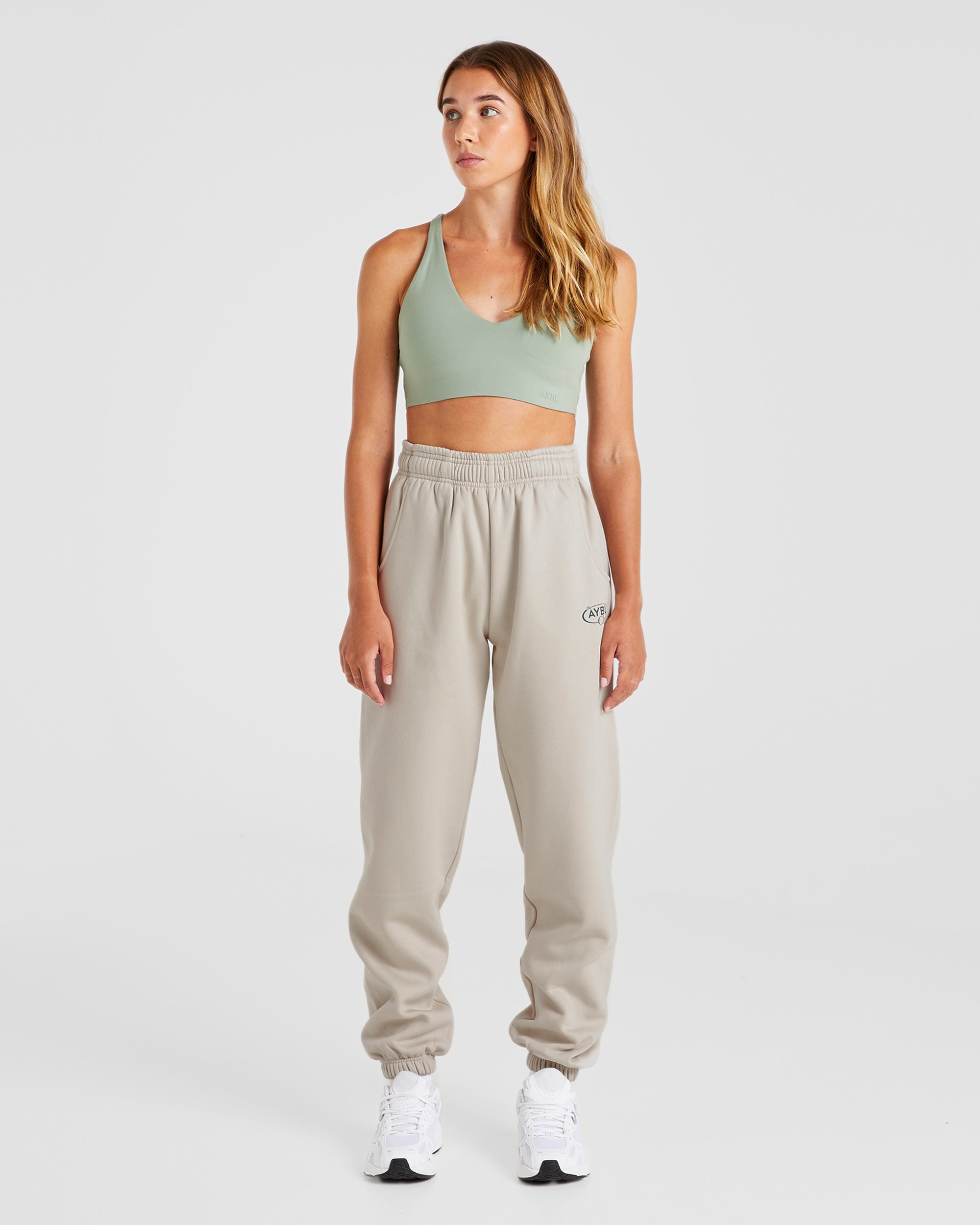 AYBL Club Oversized Joggers - Sand/Vert