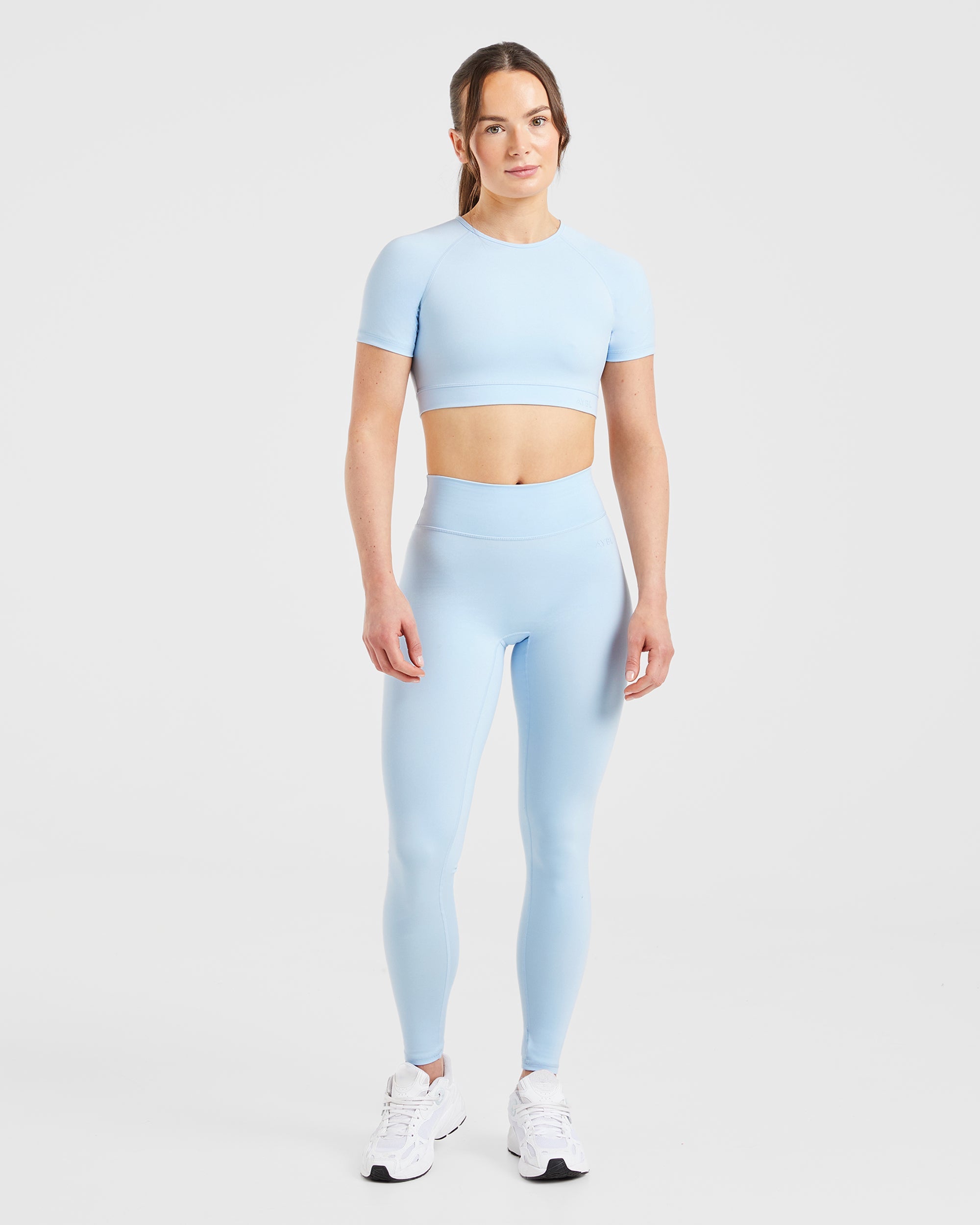 Staple Crop Top - Pastel Bleu