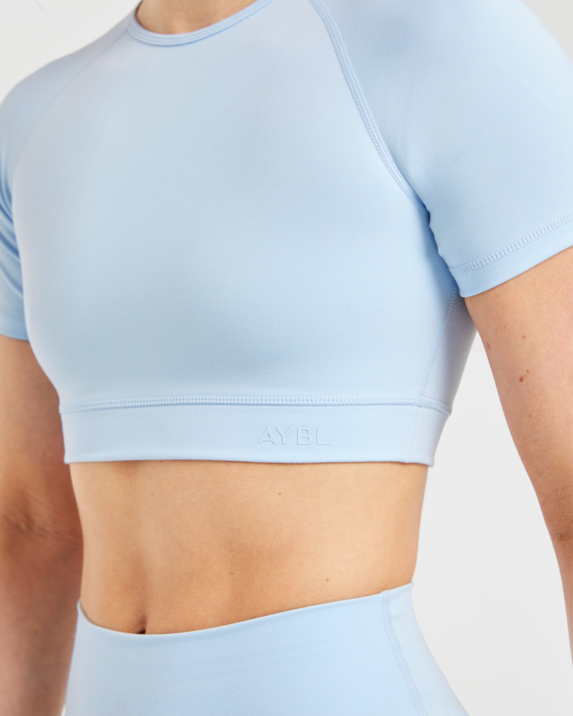 Staple Crop Top - Pastel Bleu