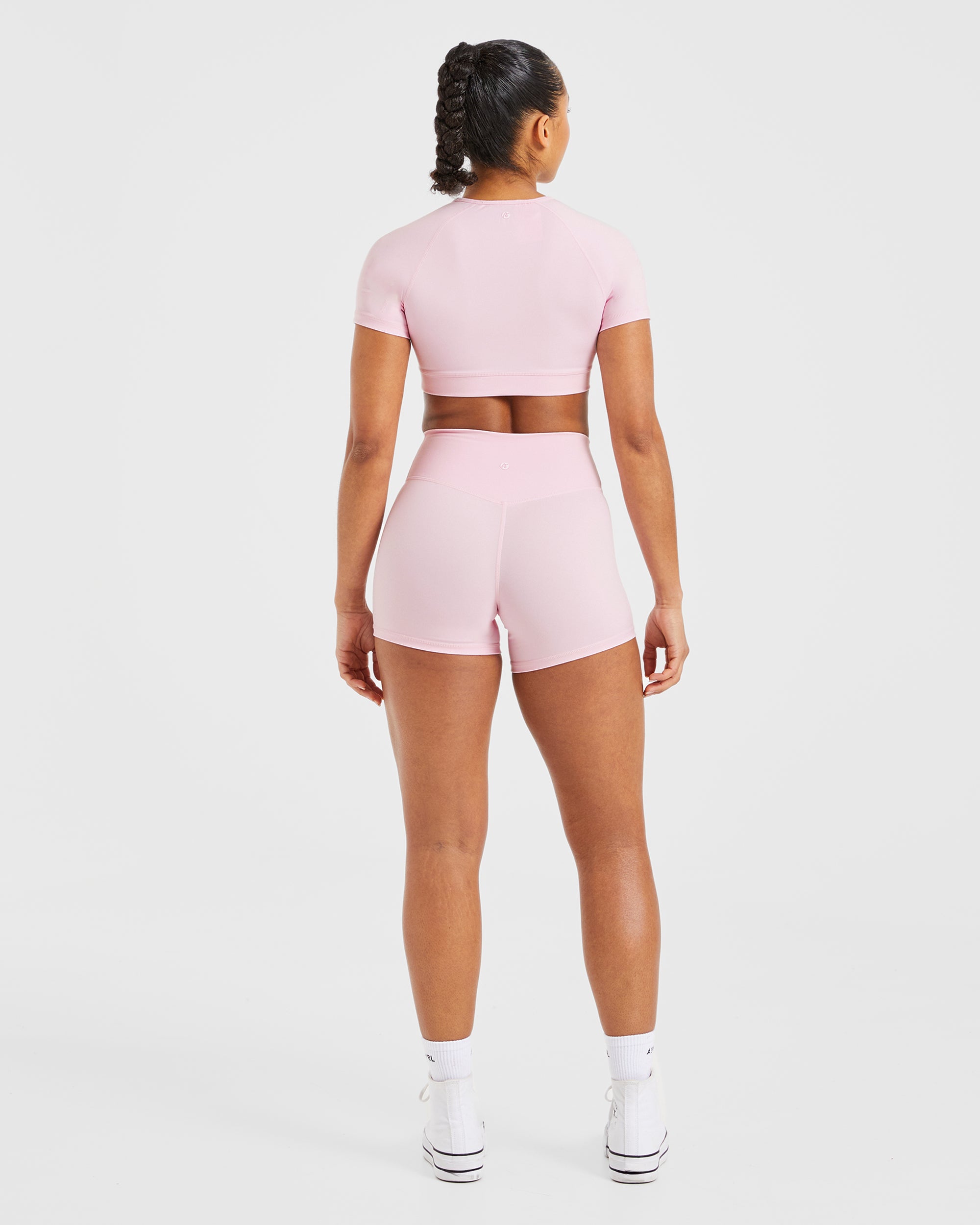 Staple Crop Top - Pastel Rose