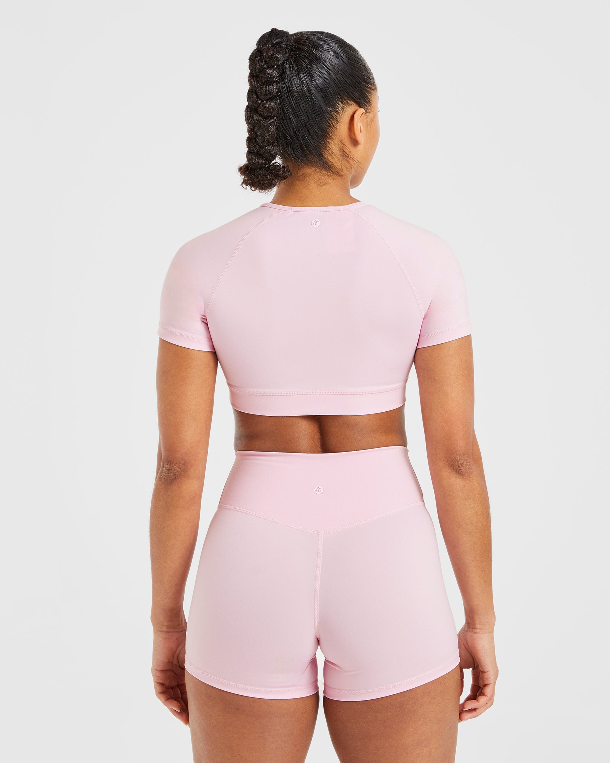 Staple Crop Top - Pastel Rose