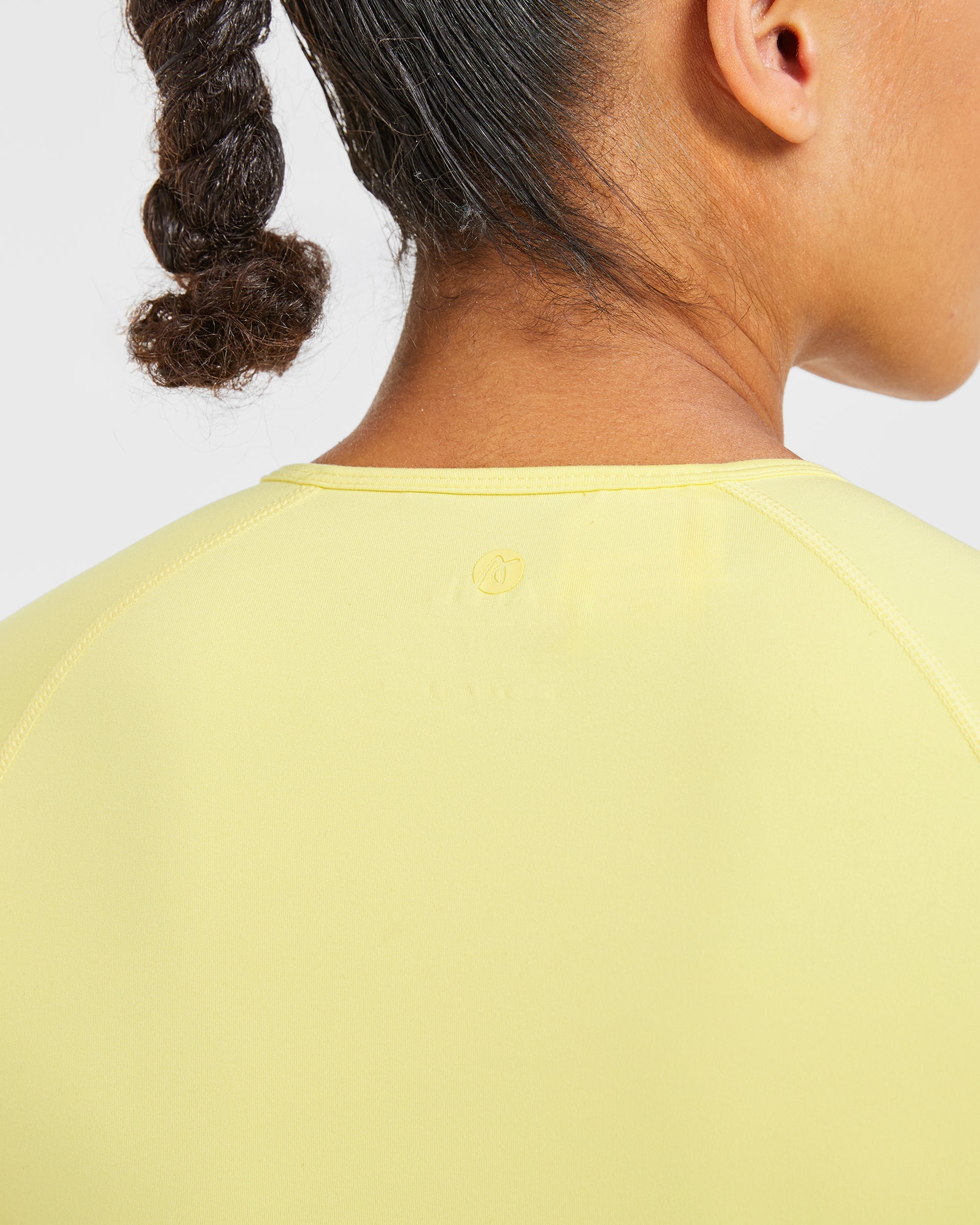 Staple Crop Top - Pastel Lemon