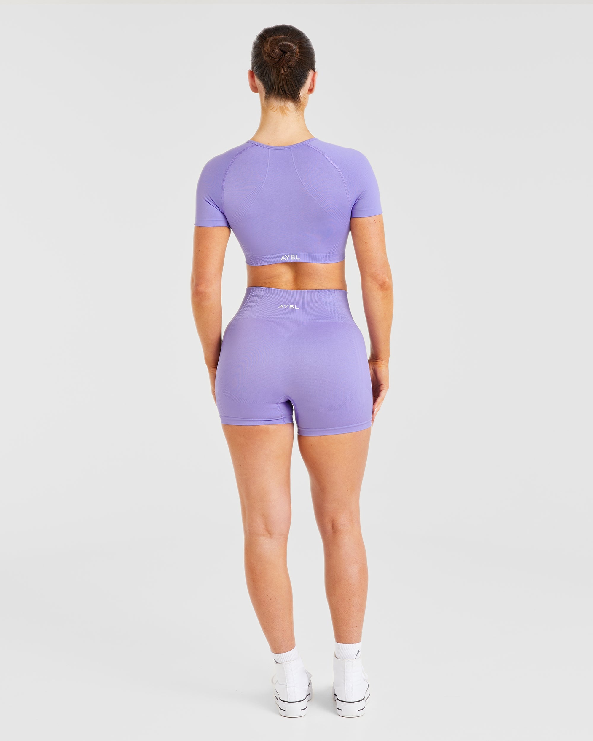 Balance V3 Seamless Crop Top - Lavender Violet