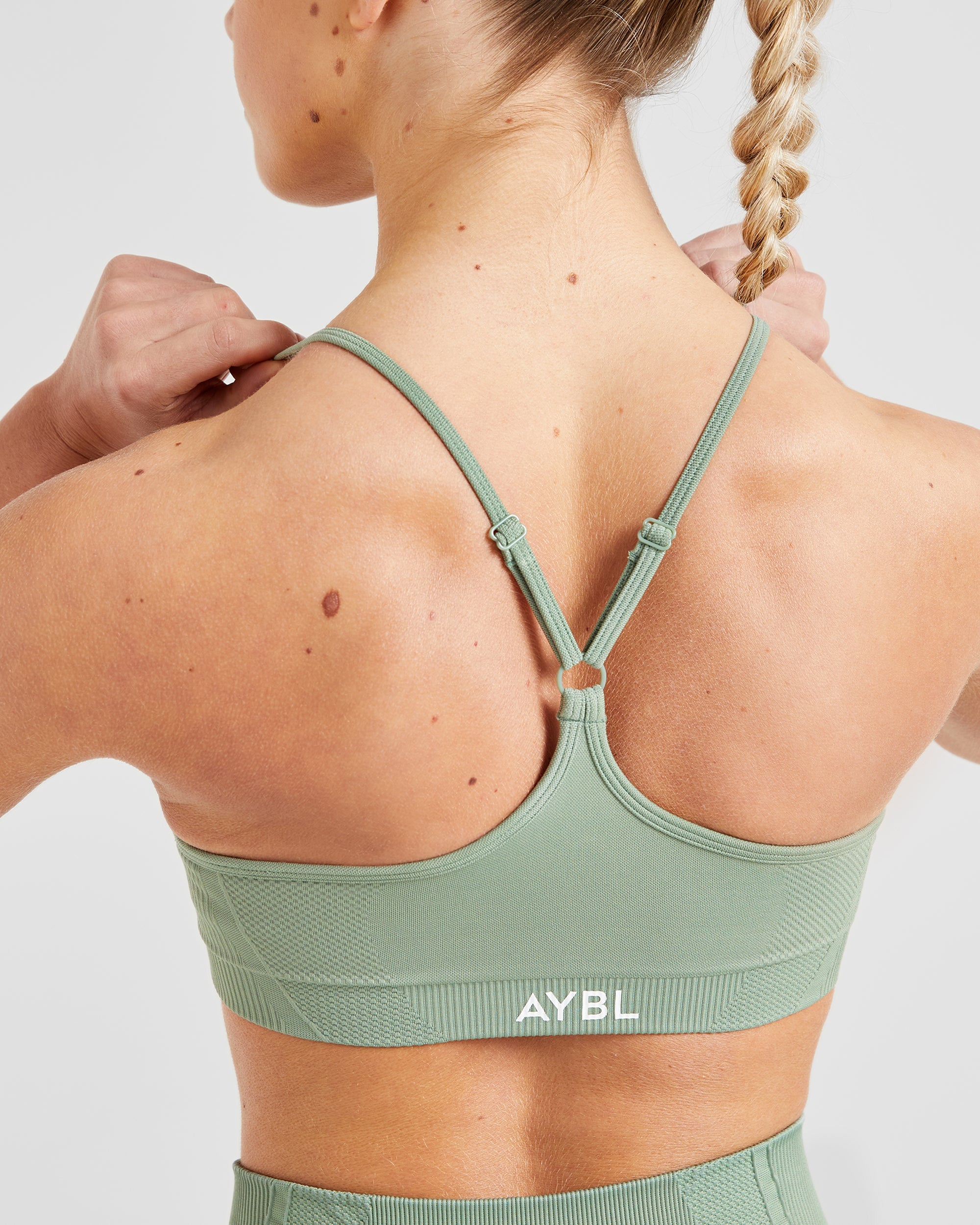 Balance V3 Seamless Strappy Sports Bra - Grove Vert