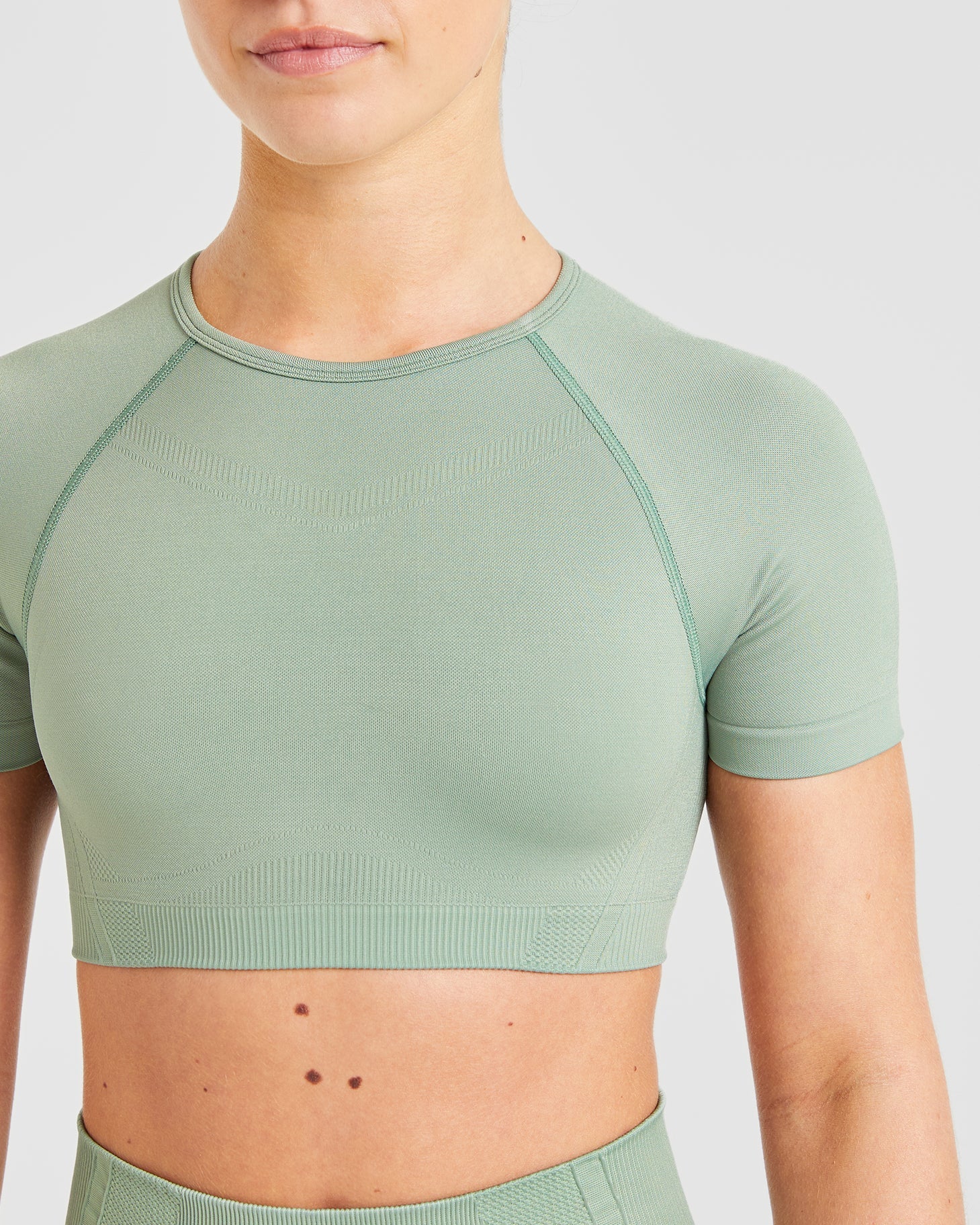 Balance V3 Seamless Crop Top - Grove Vert