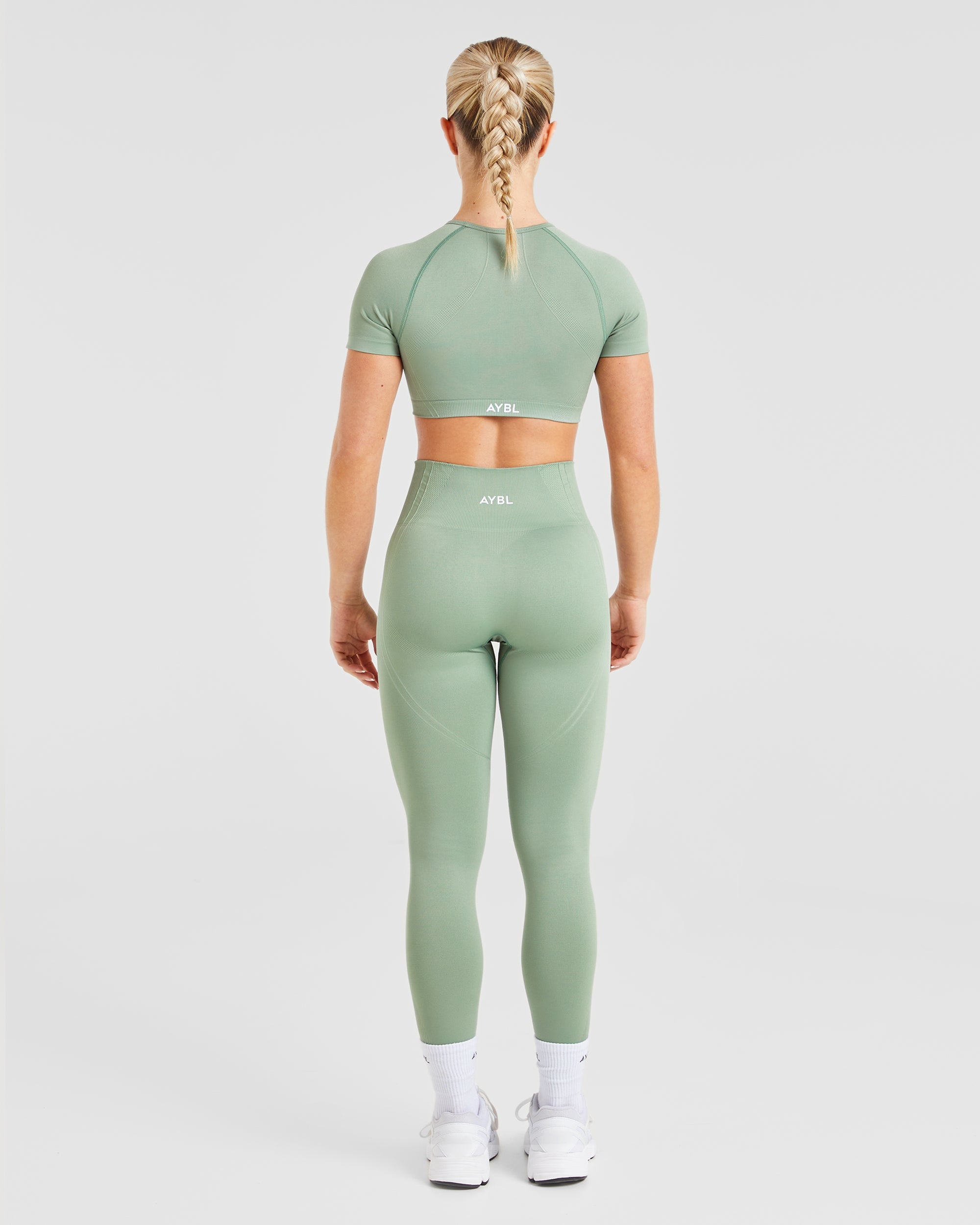 Balance V3 Seamless Crop Top - Grove Vert