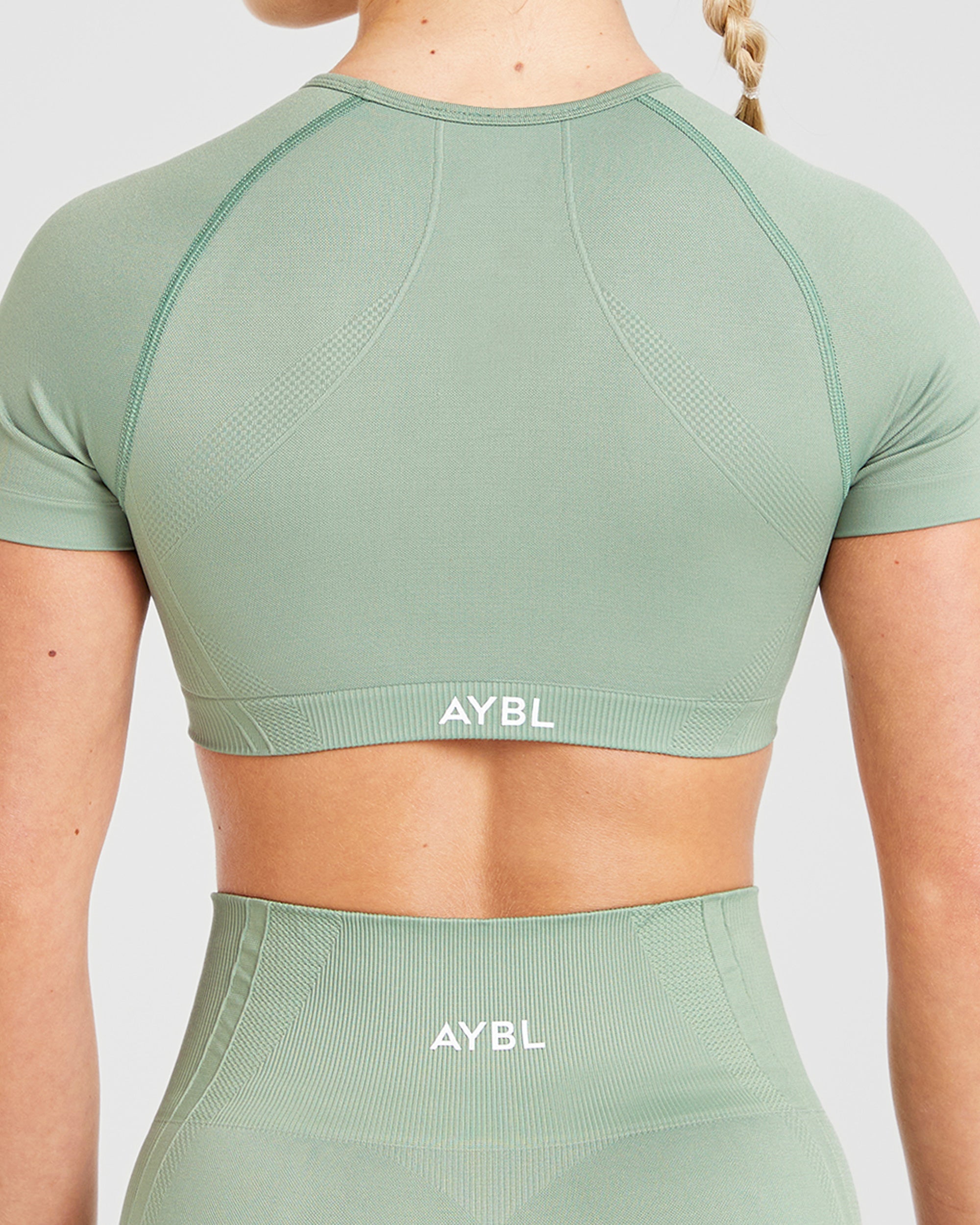 Balance V3 Seamless Crop Top - Grove Vert