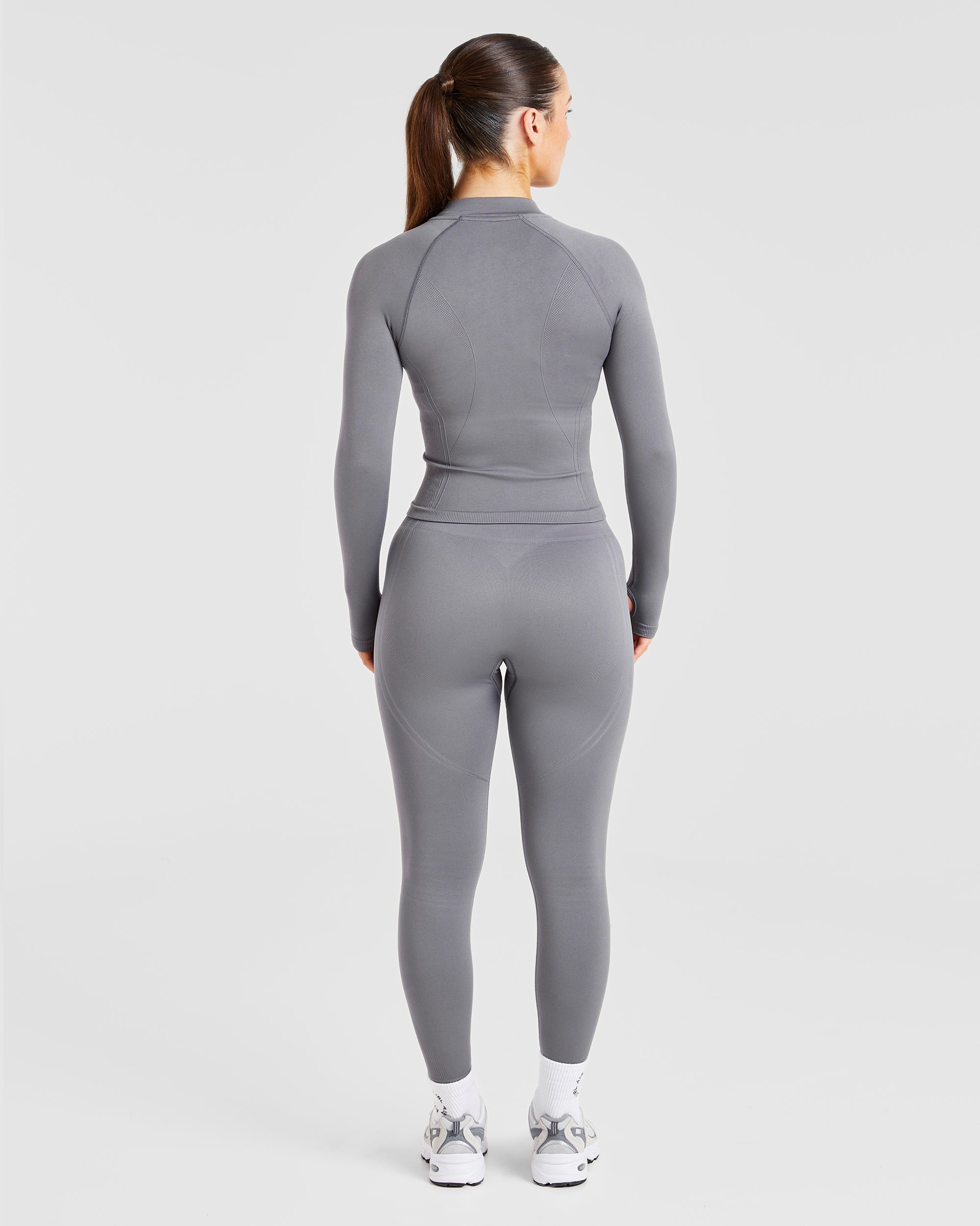 Balance V3 Seamless Zip Jacket - Charcoal Gris