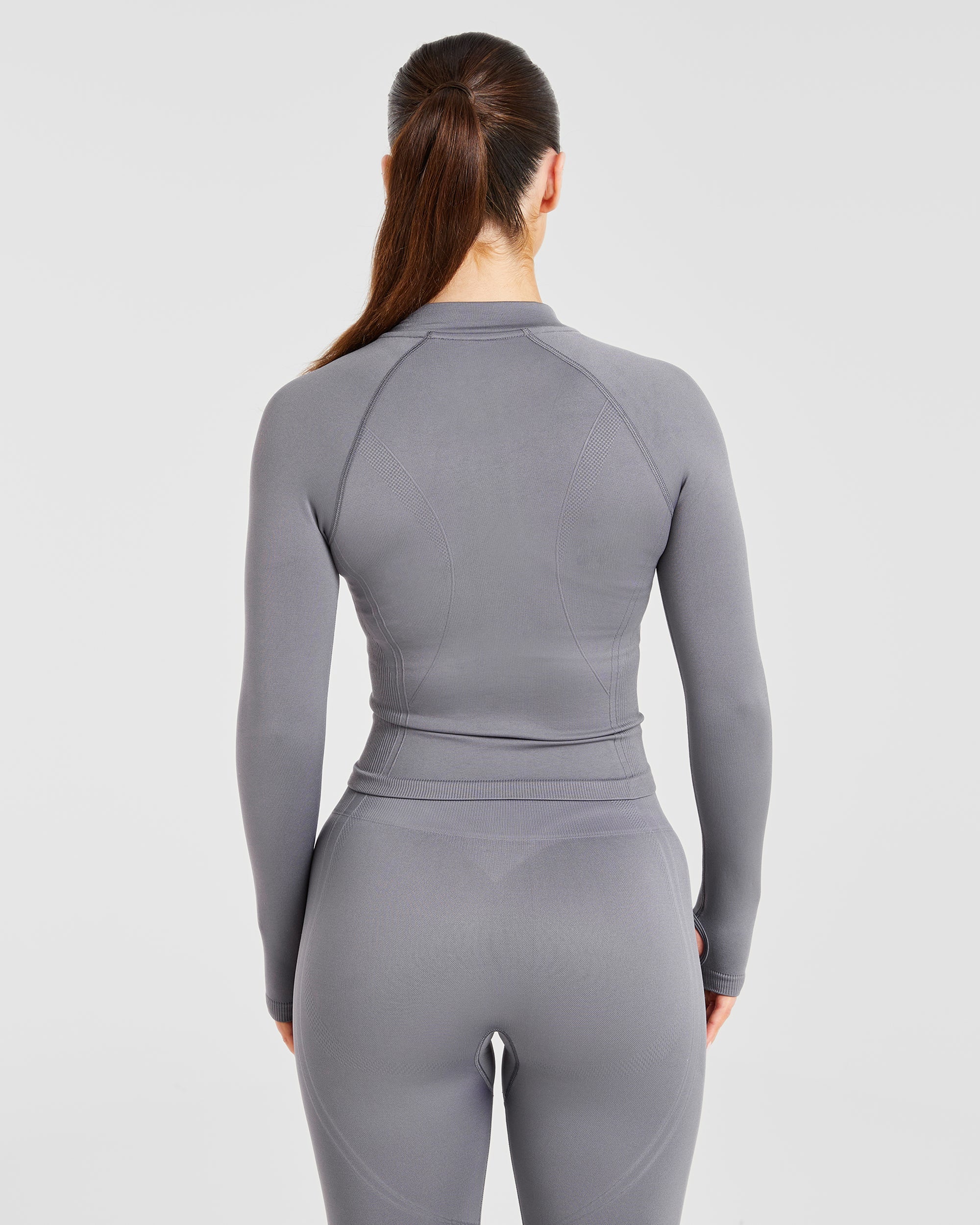 Balance V3 Seamless Zip Jacket - Charcoal Gris