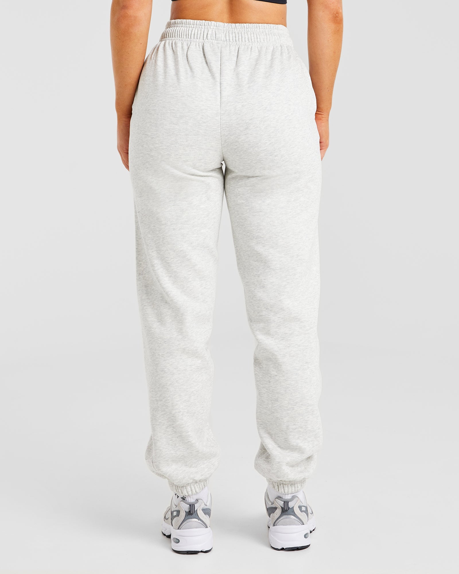 Varsity Graphic Oversized Joggers - Gris Marl