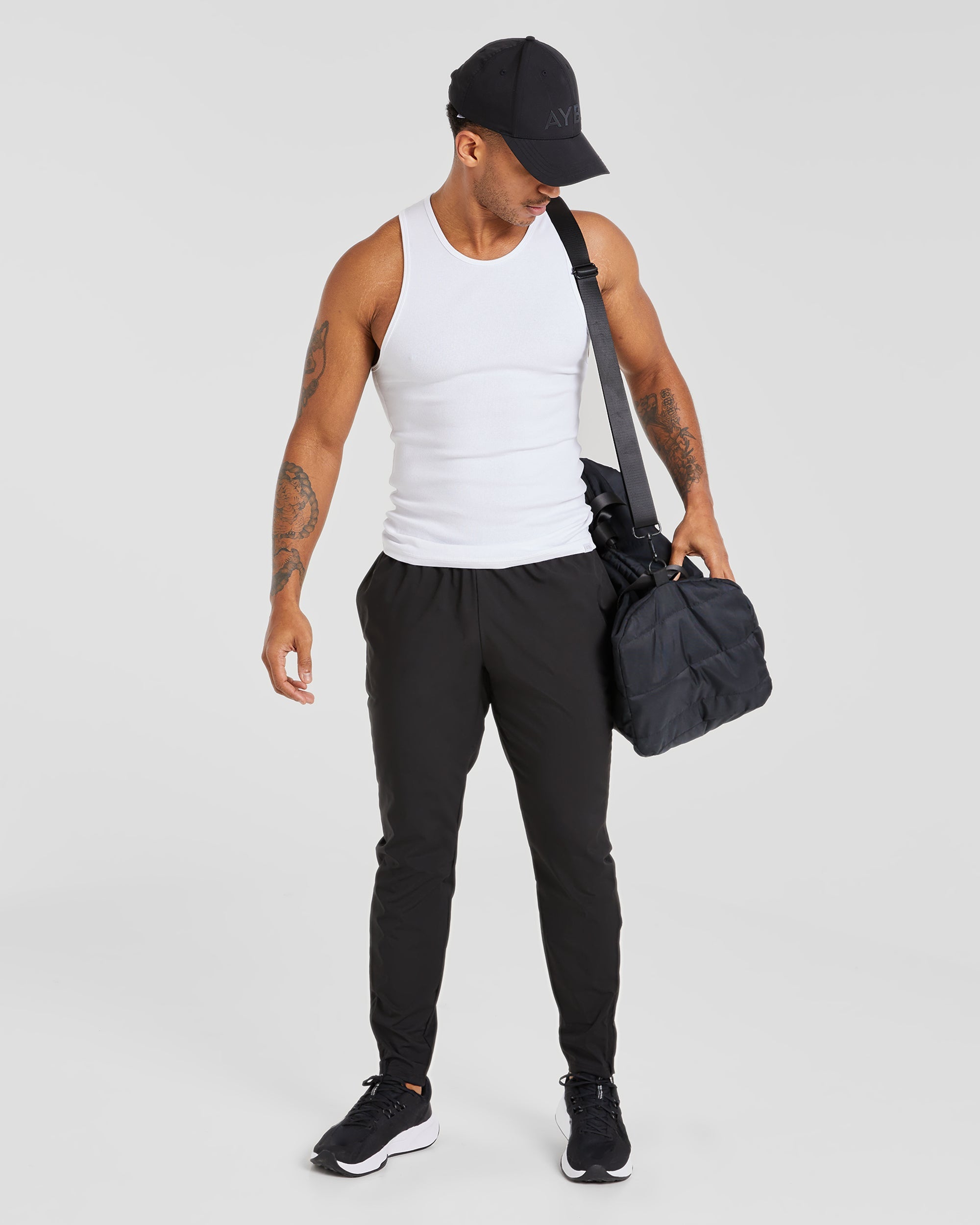 Essential Ribbed Tank - Blanc