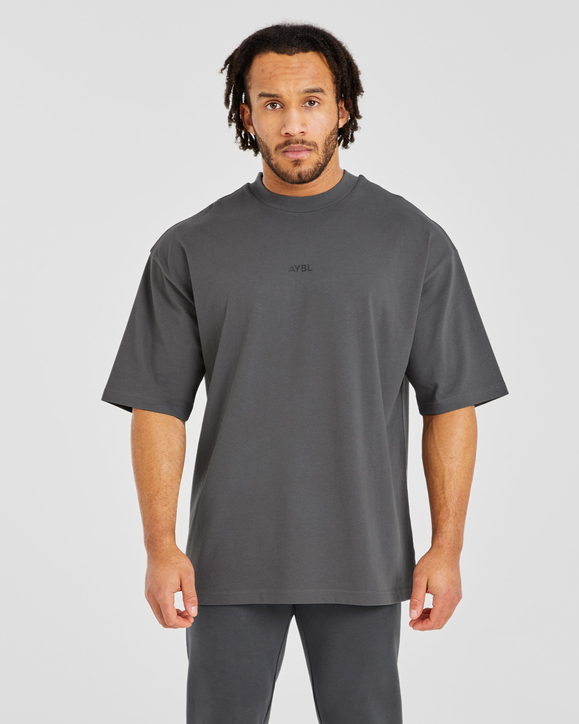 Craft Oversized T Shirt - Charcoal