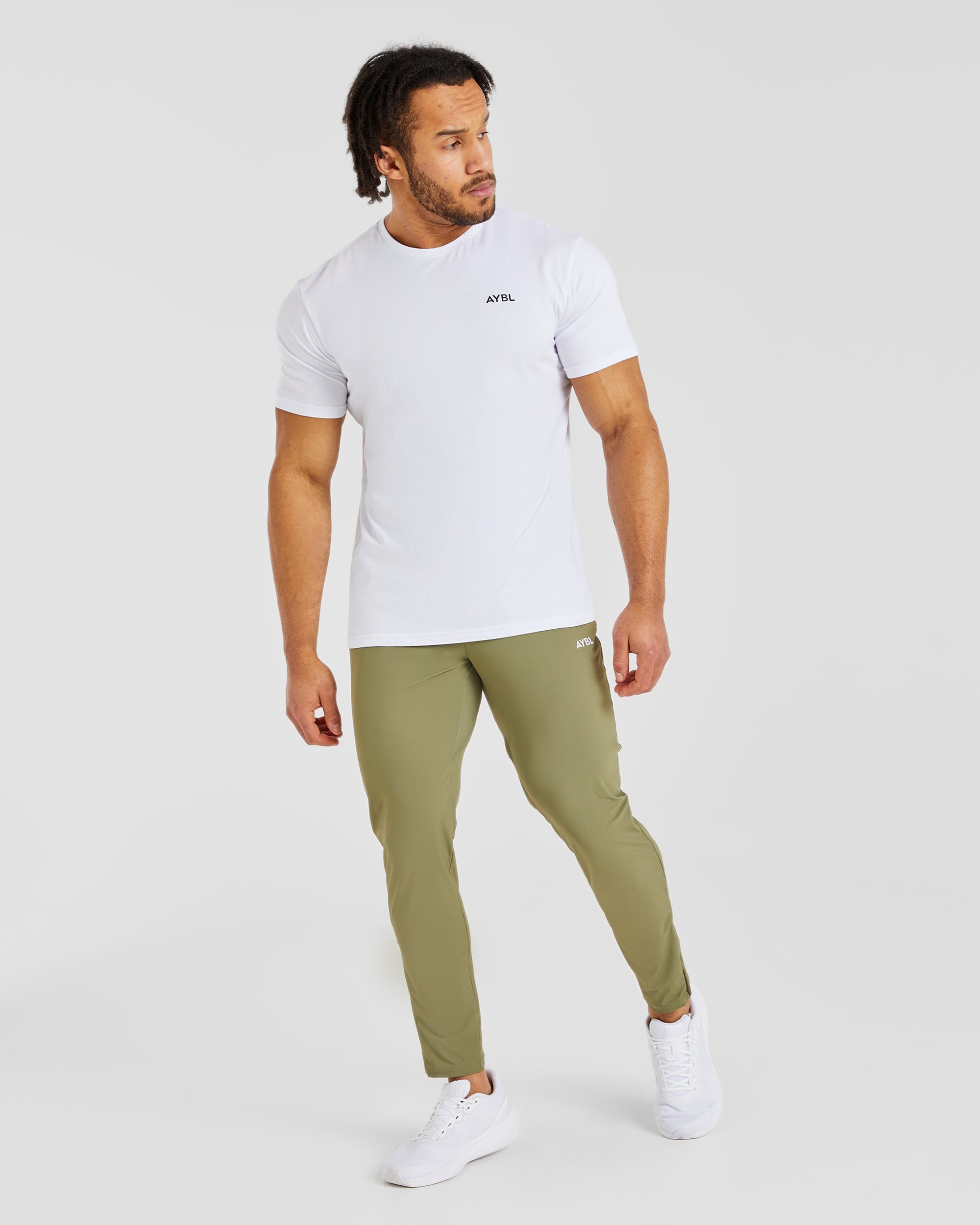 Ascend Zip Joggers - Olive Vert