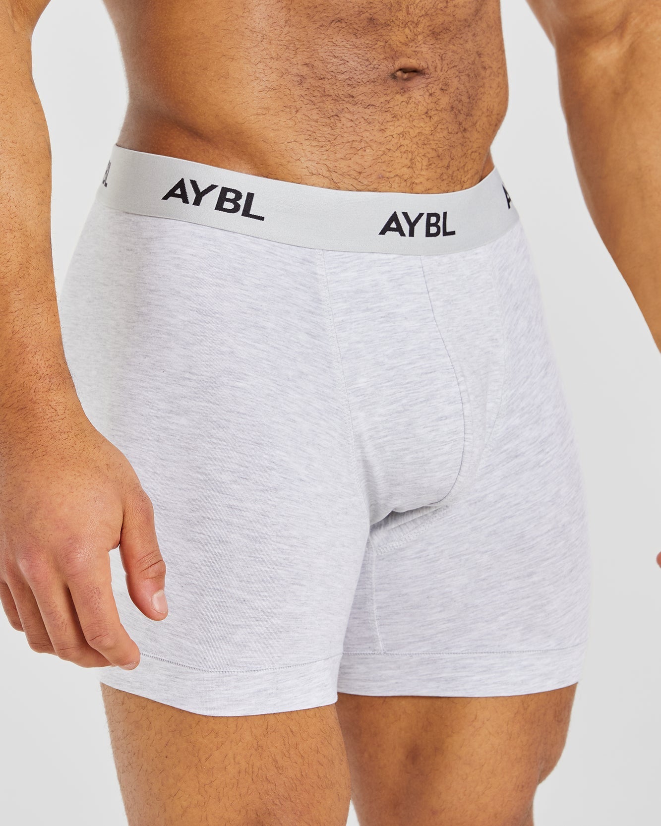 Essential Boxer Brief (3 pack) - Noir/Blanc/Gris