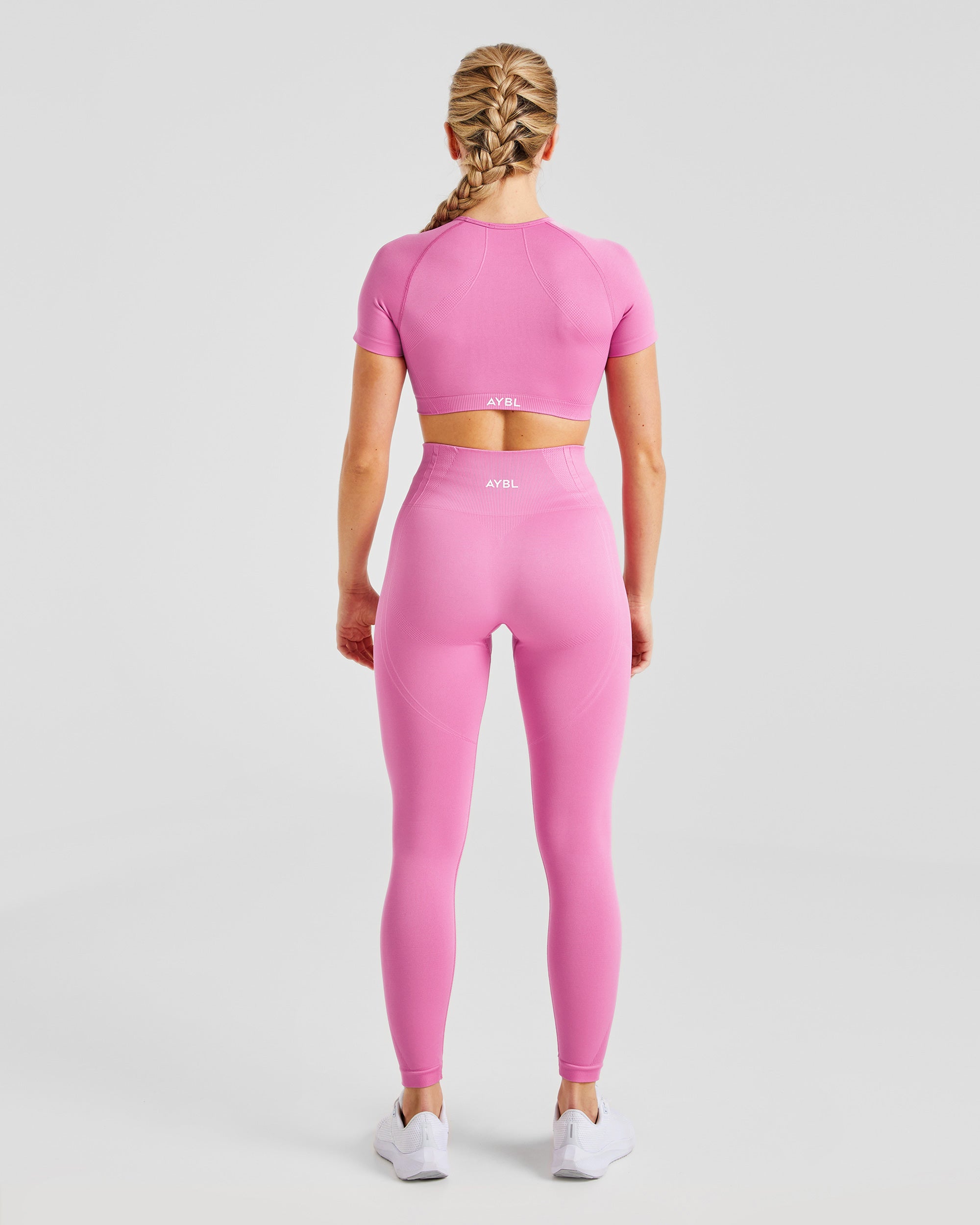 Balance V3 Seamless Crop Top - Bubblegum Rose