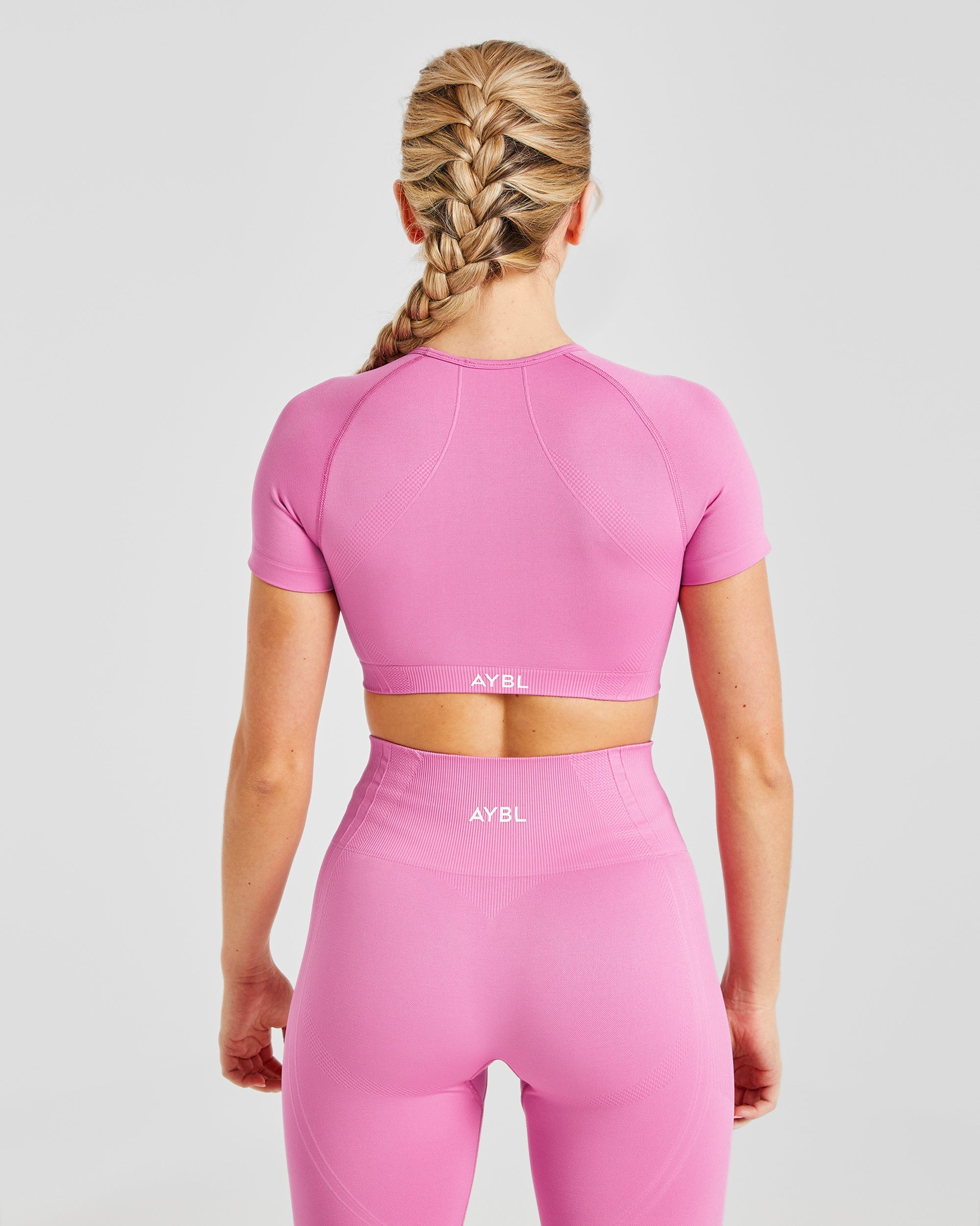 Balance V3 Seamless Crop Top - Bubblegum Rose