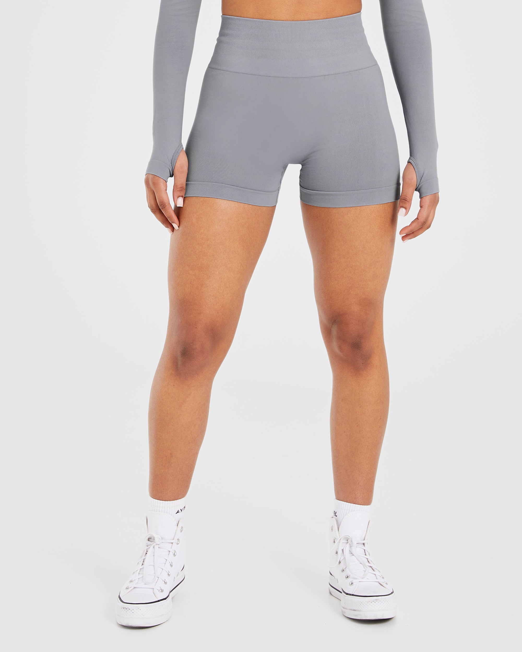 Power Seamless Shorts - Gris