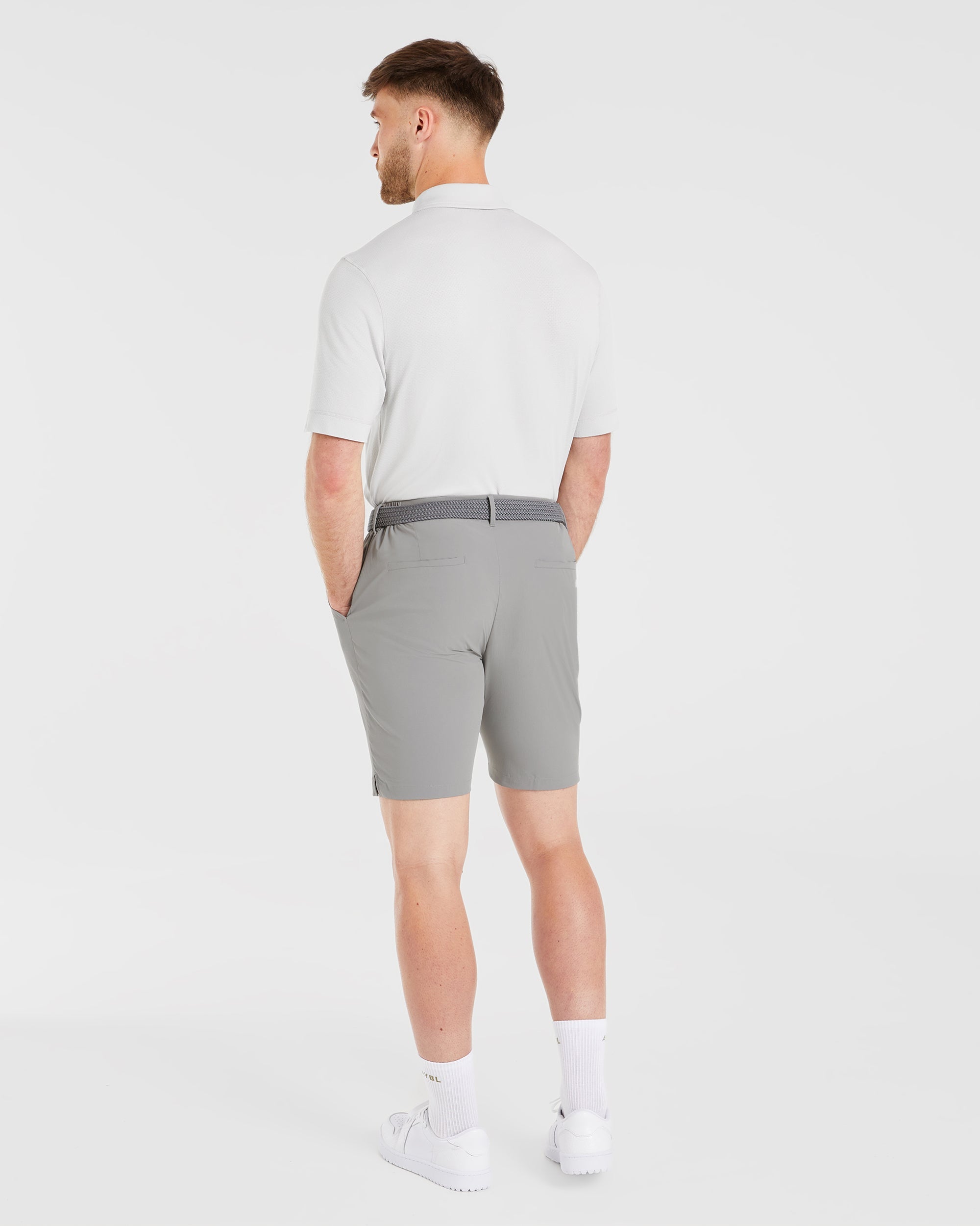 Performance Seamless Polo Shirt - Gris