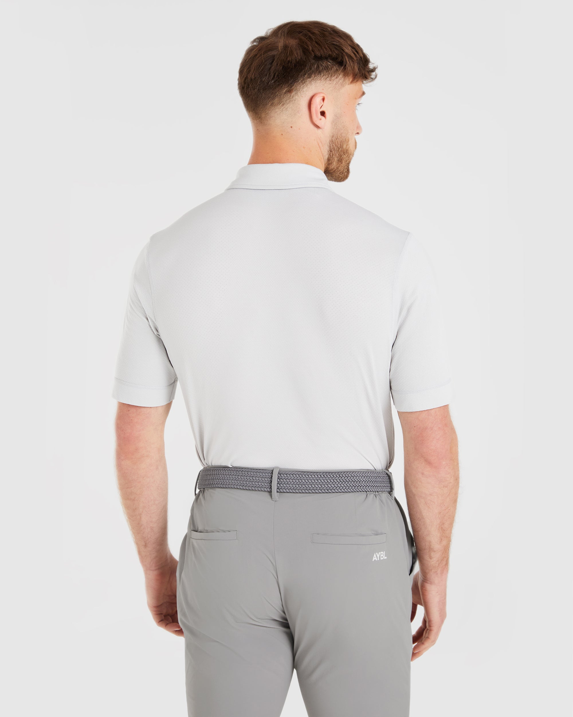 Performance Seamless Polo Shirt - Gris