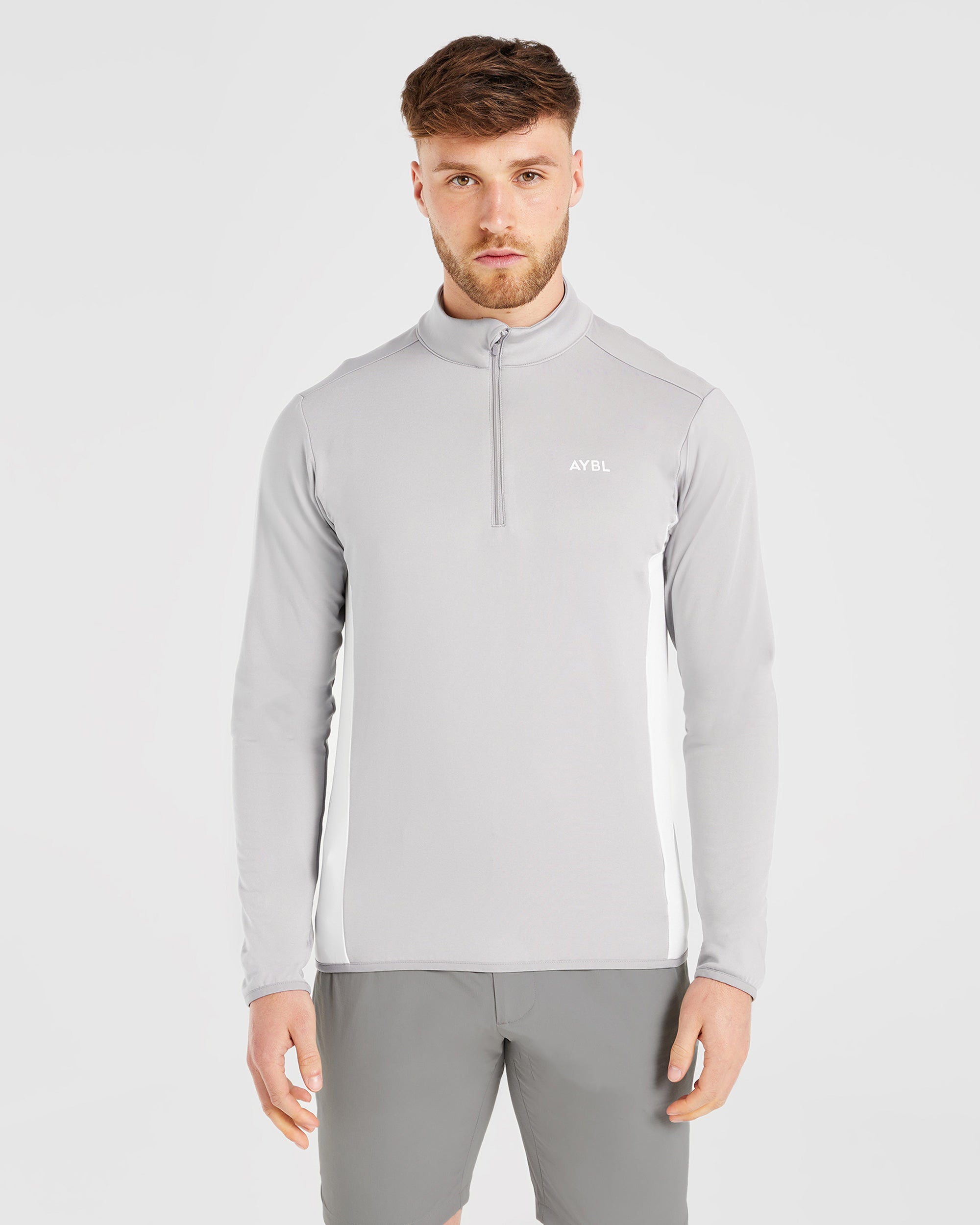 Performance 1/4 Zip Pullover - Gris