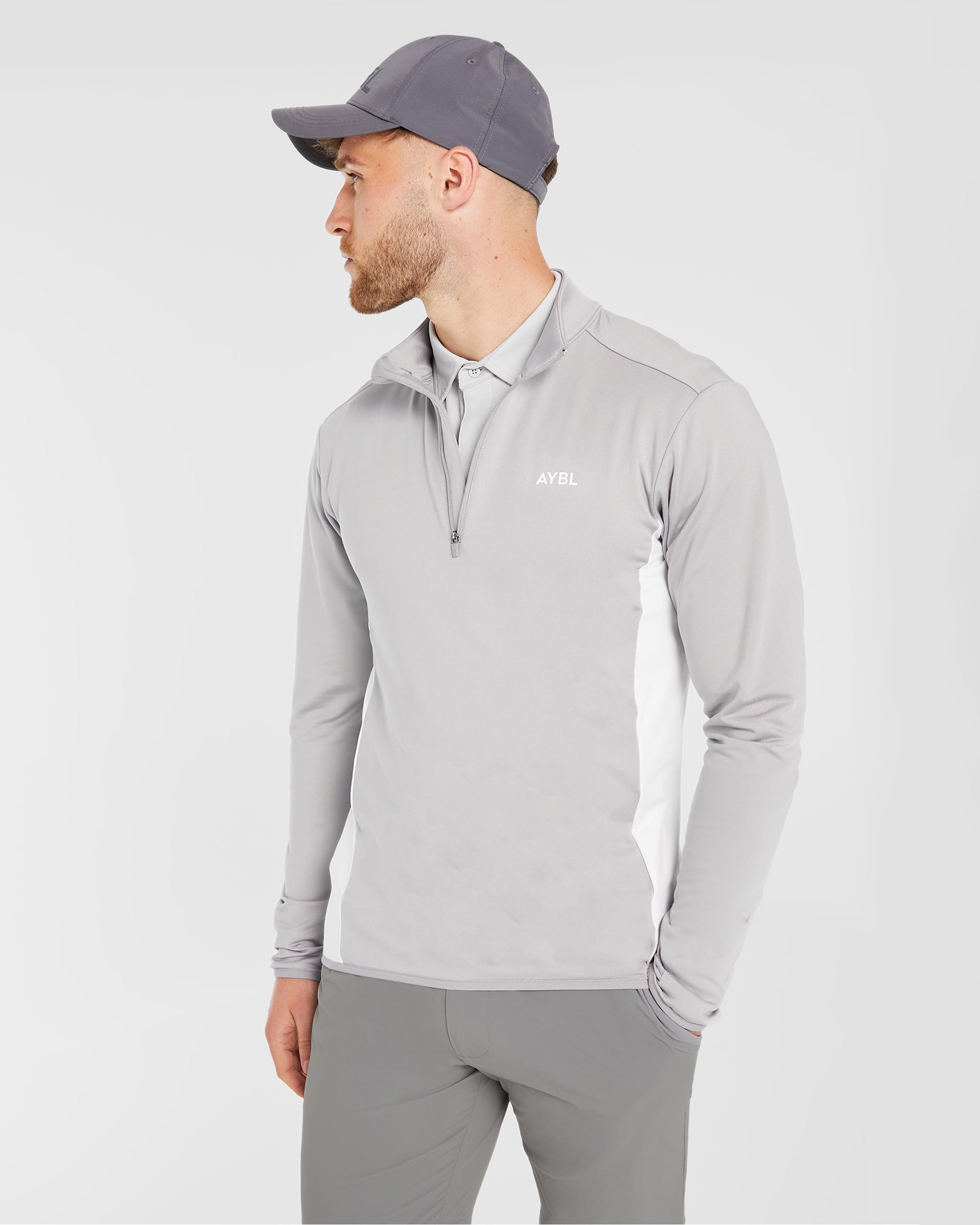 Performance 1/4 Zip Pullover - Gris