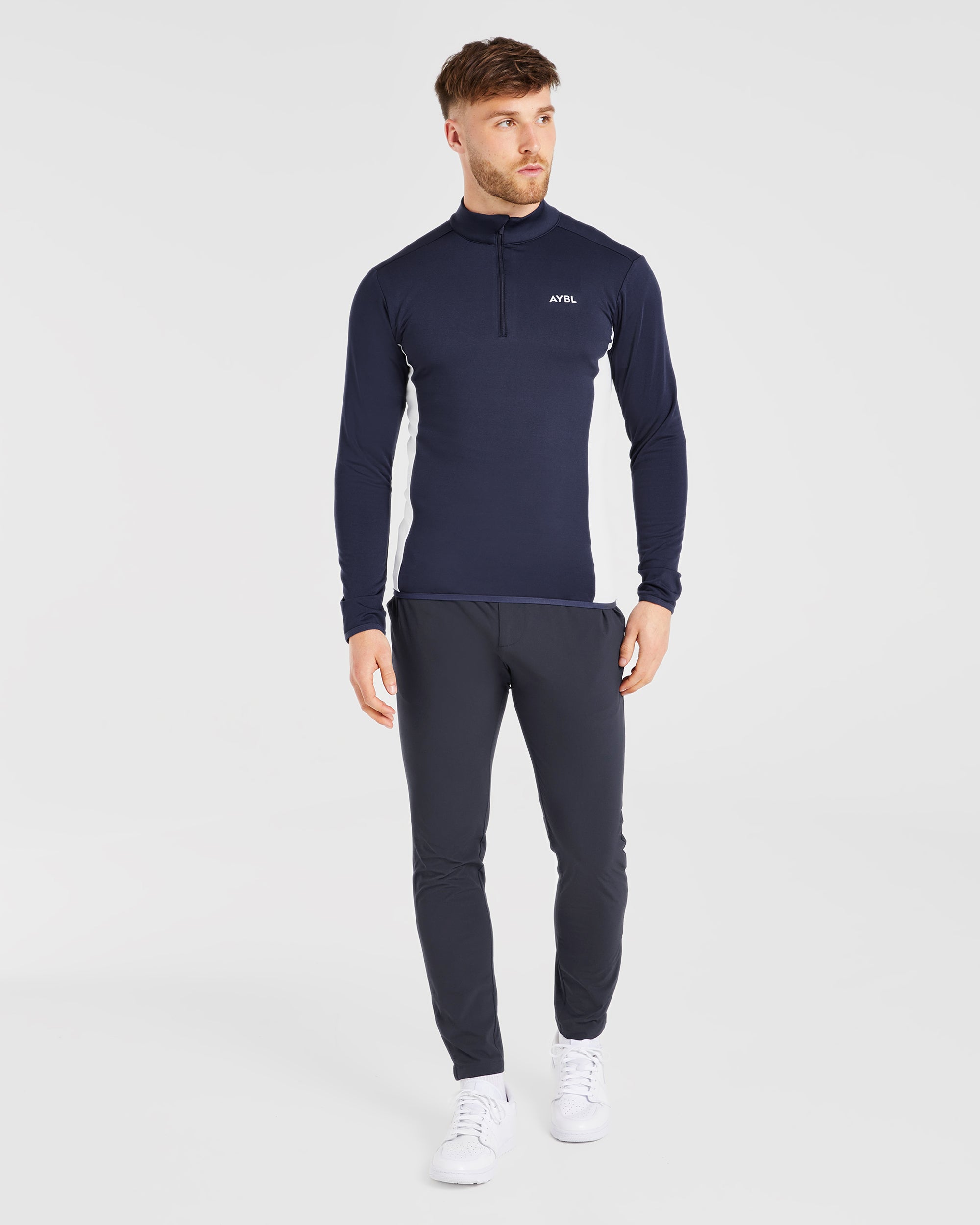 Performance 1/4 Zip Pullover - Navy