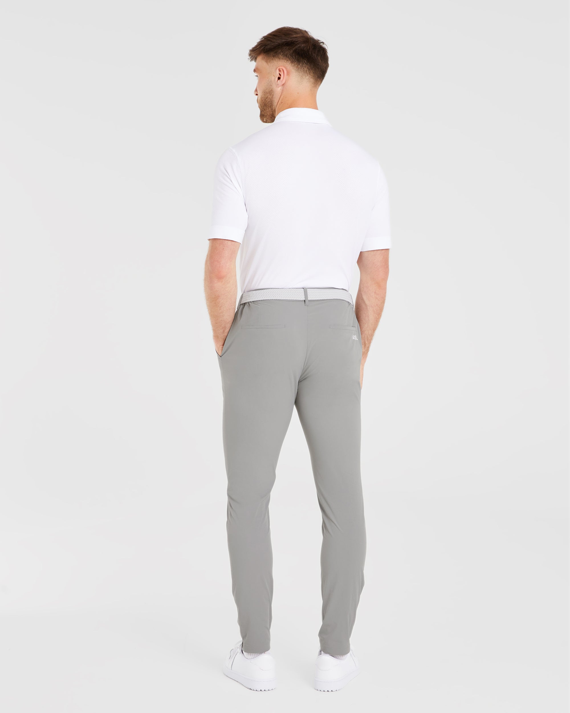 Performance Seamless Polo Shirt - Blanc