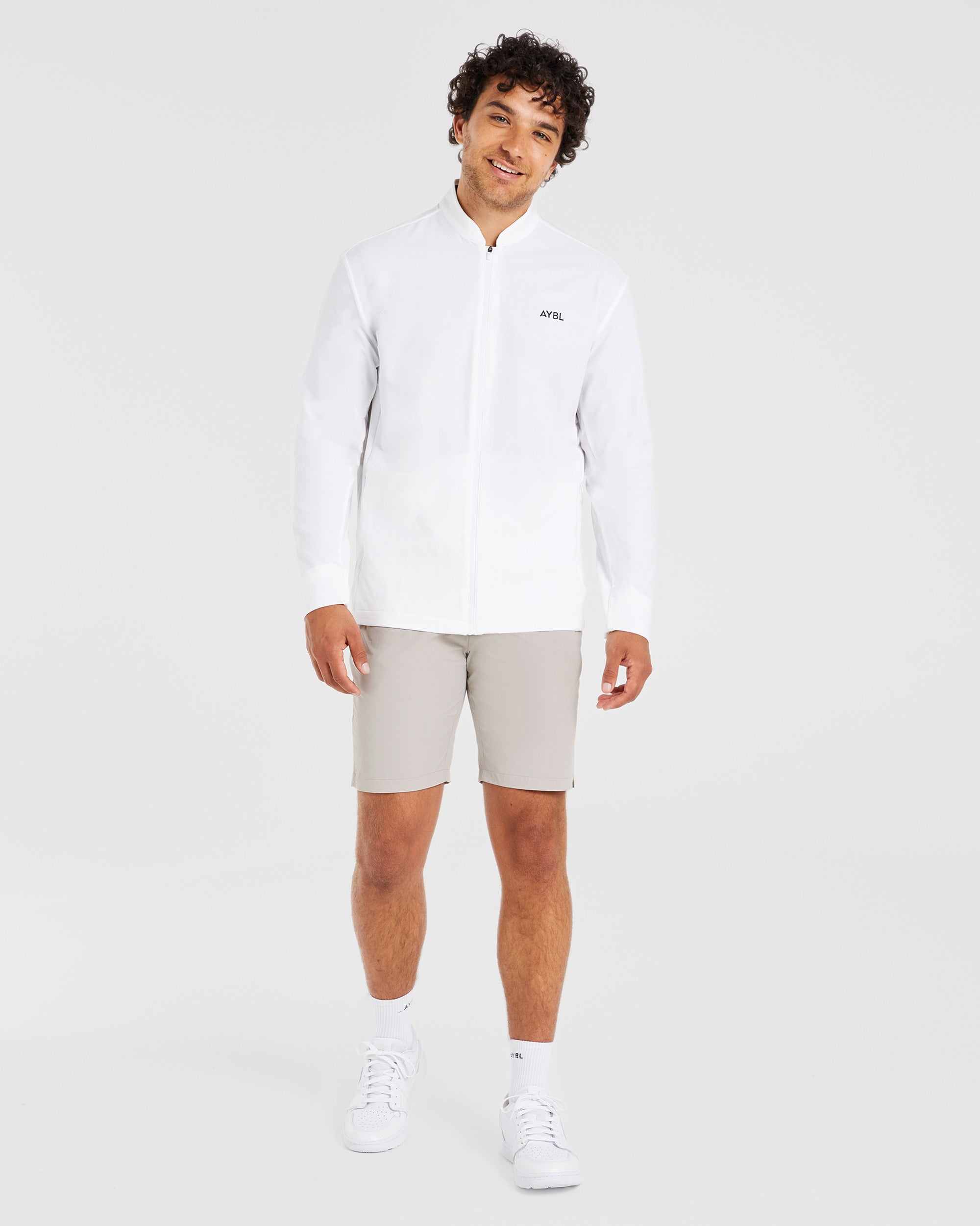 Performance Lightweight Windbreaker -  Blanc