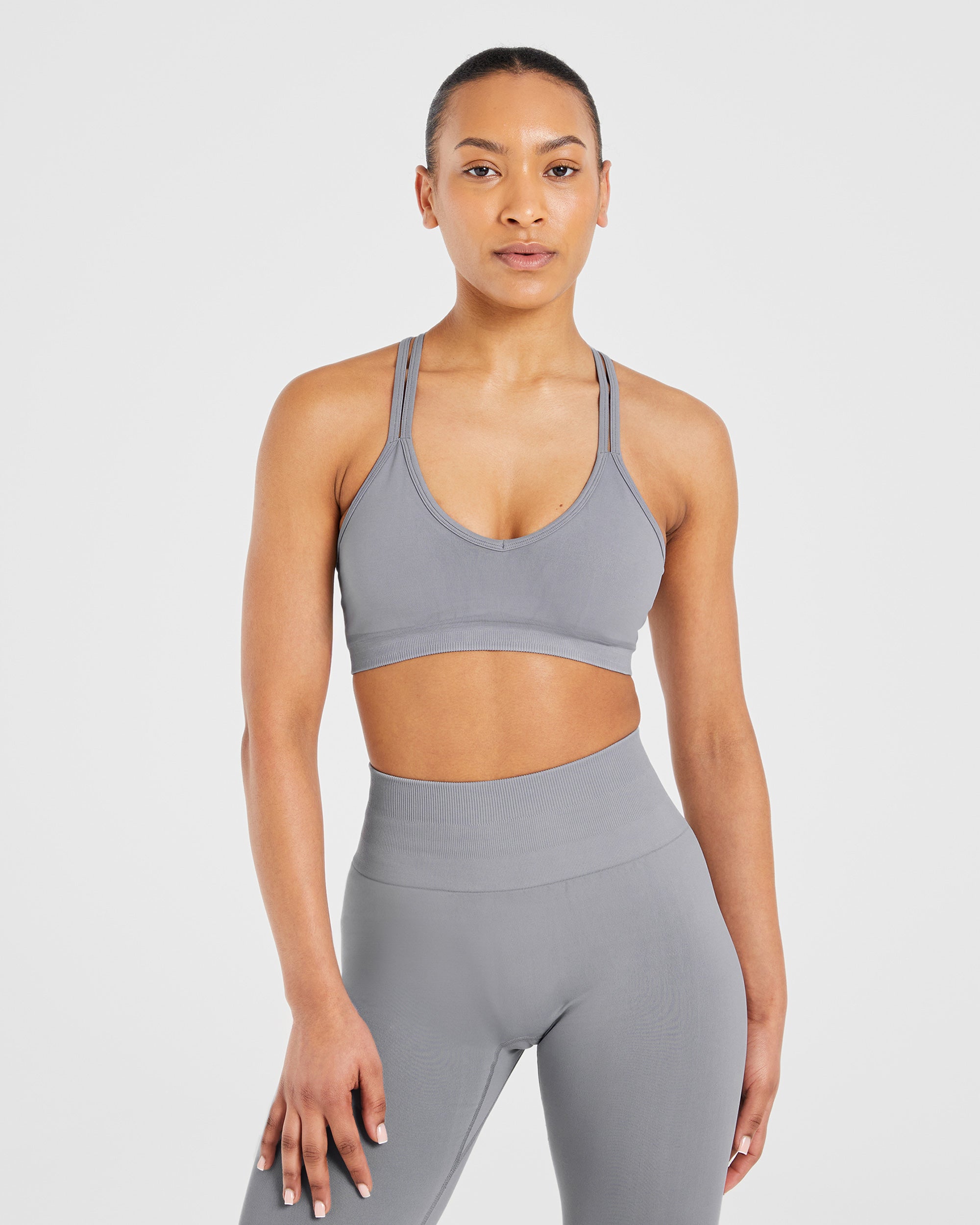 Power Seamless Sports Bra - Gris