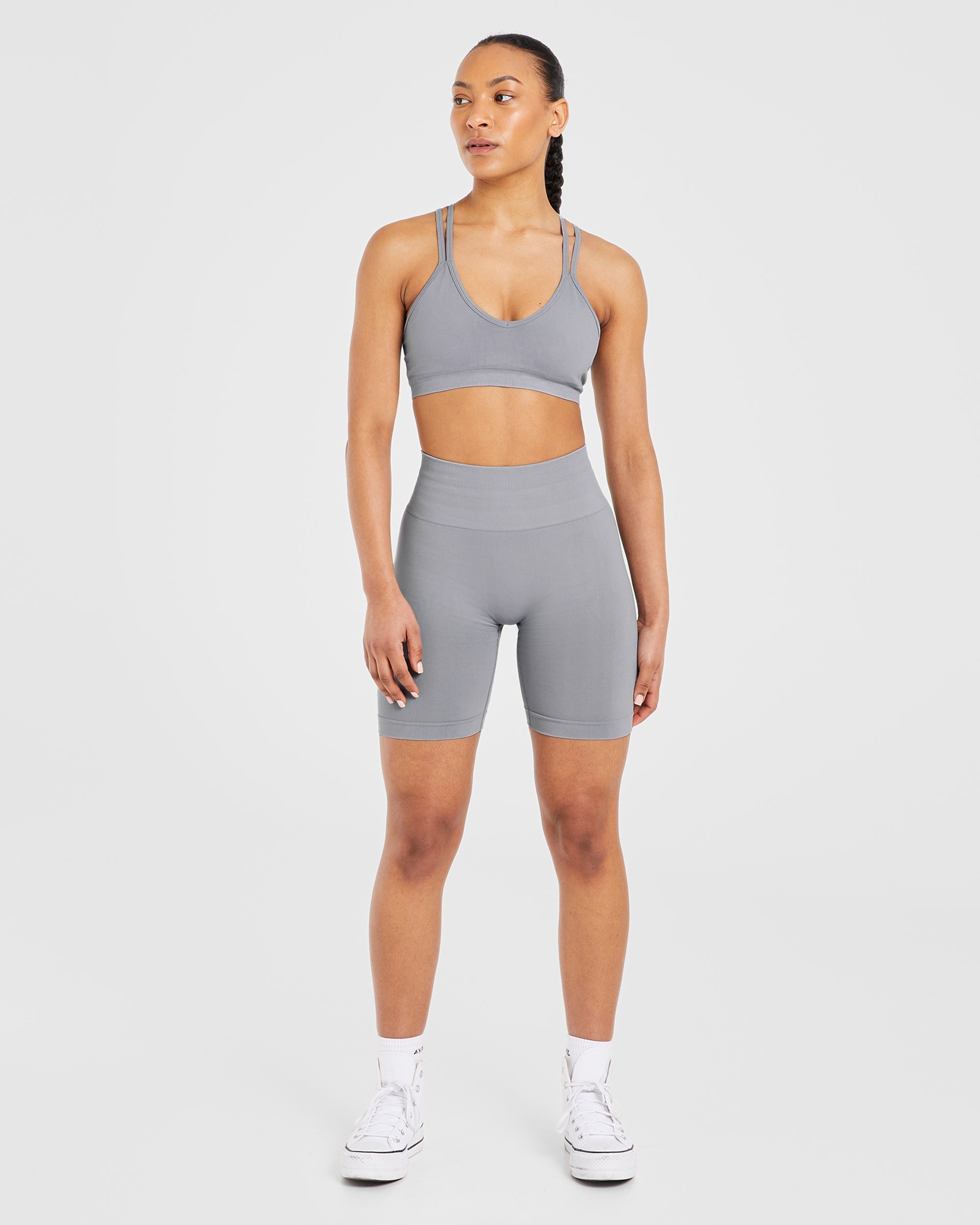 Power Seamless Cycling Shorts - Gris