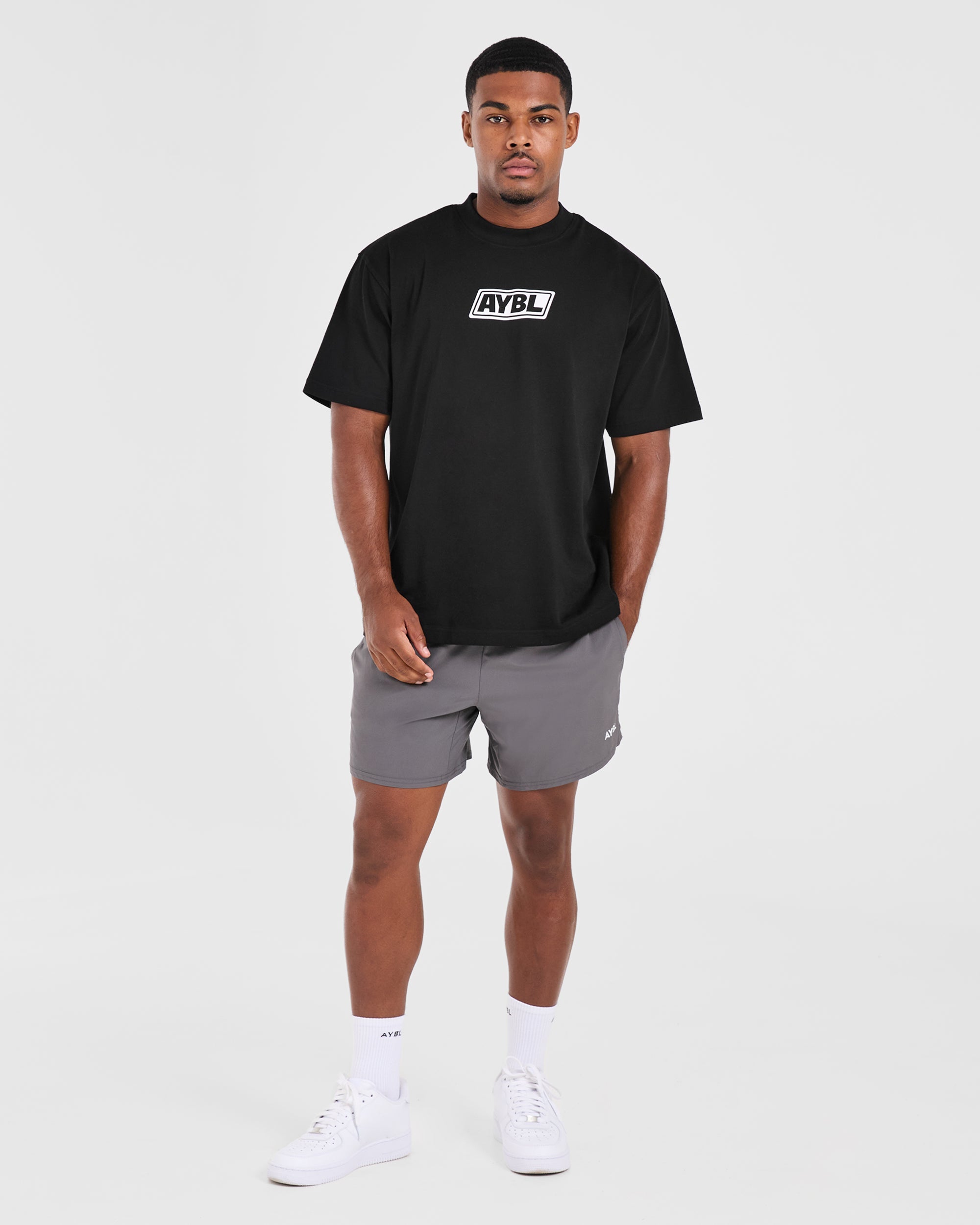 Retro Oversized T Shirt - Noir