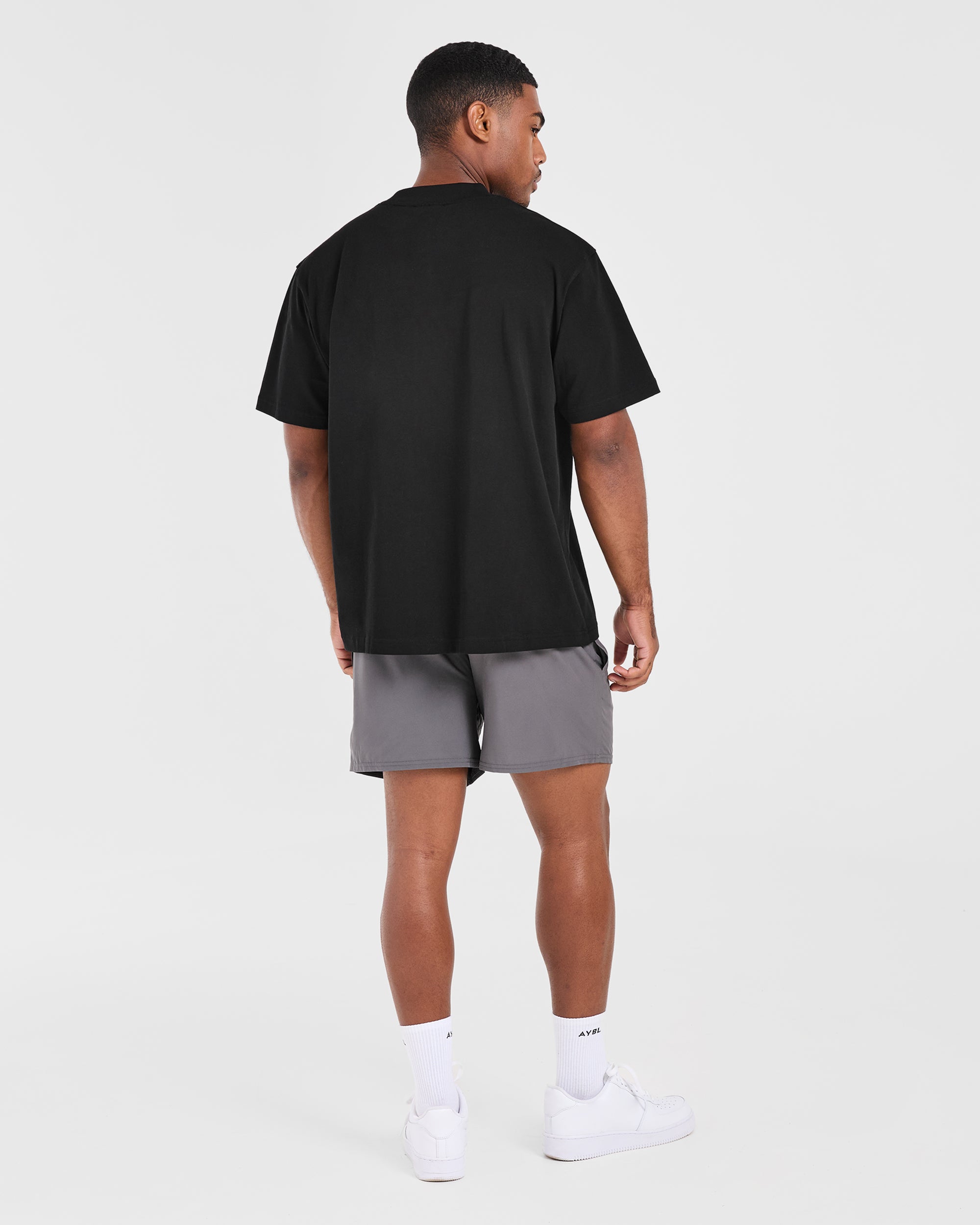 Retro Oversized T Shirt - Noir