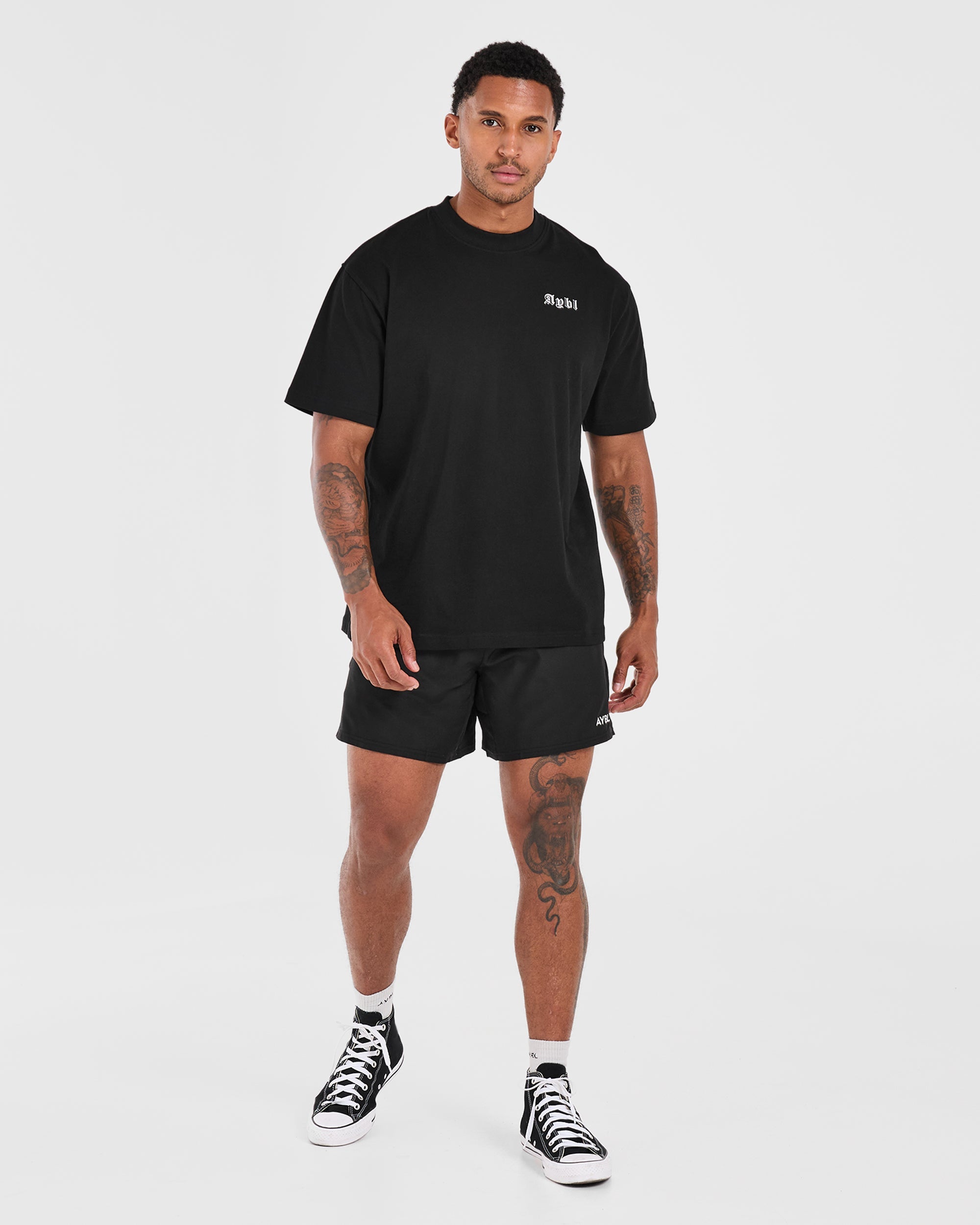 Mind of Steel Oversized T Shirt - Noir