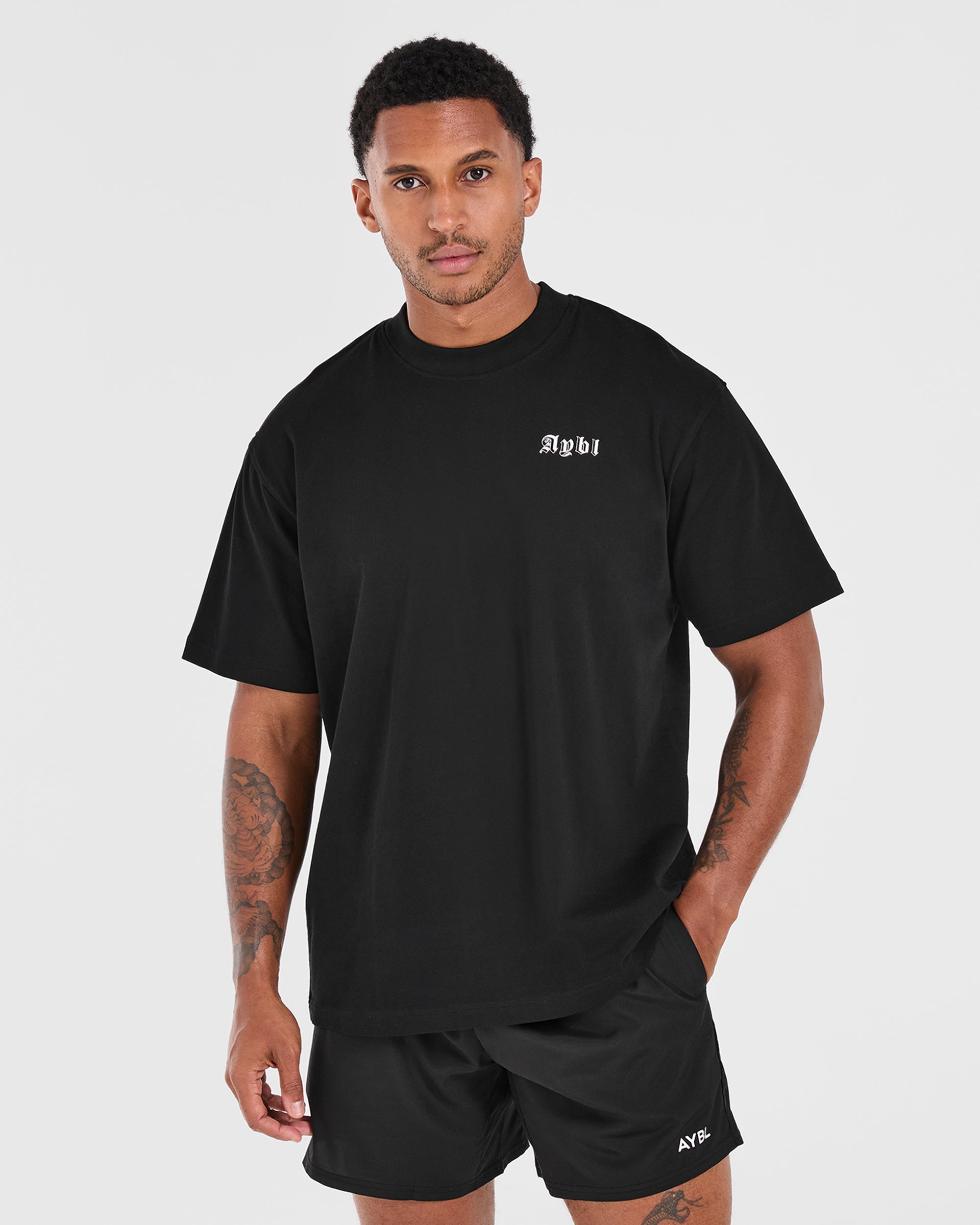 Mind of Steel Oversized T Shirt - Noir